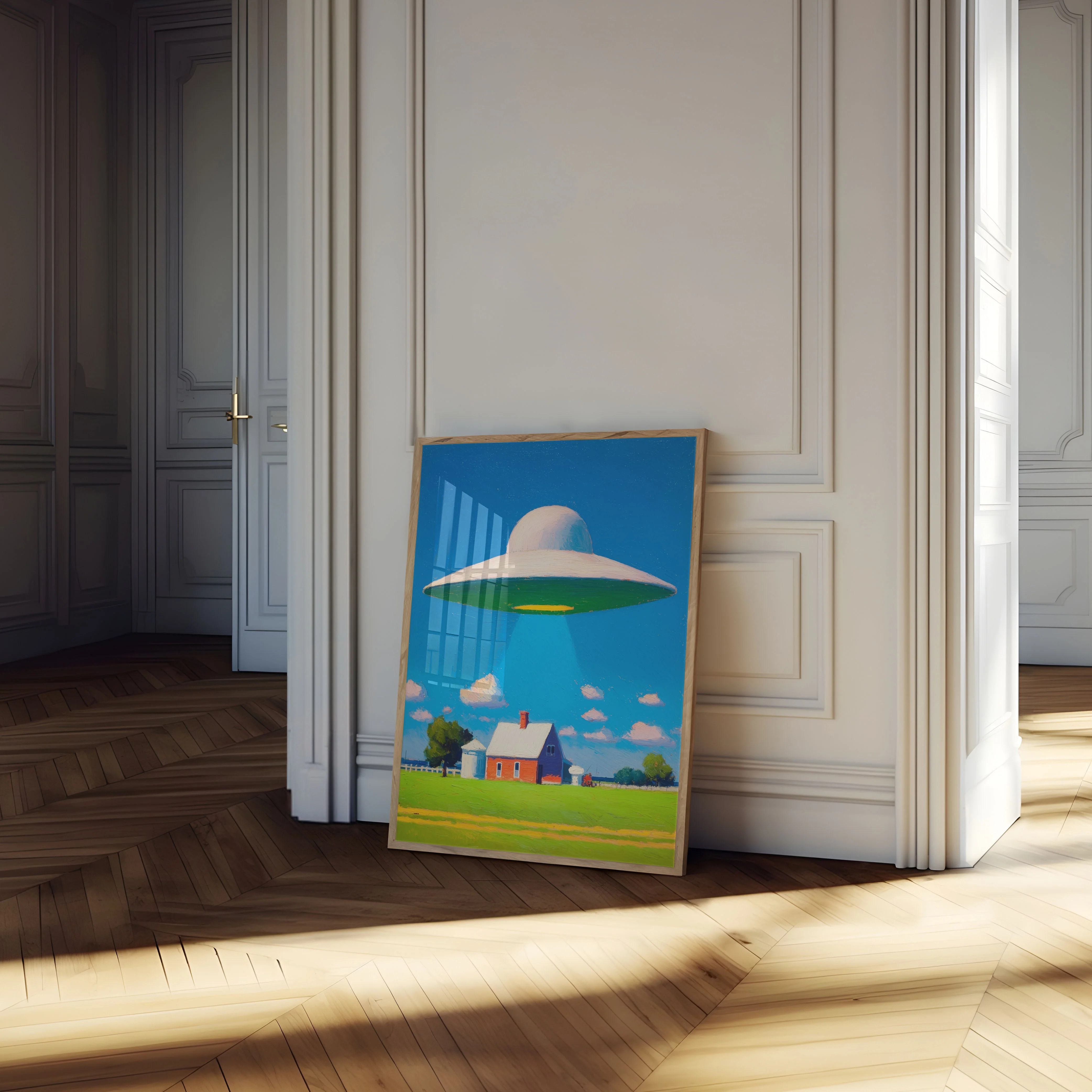 Alien Encounter Farm Poster - Image 4