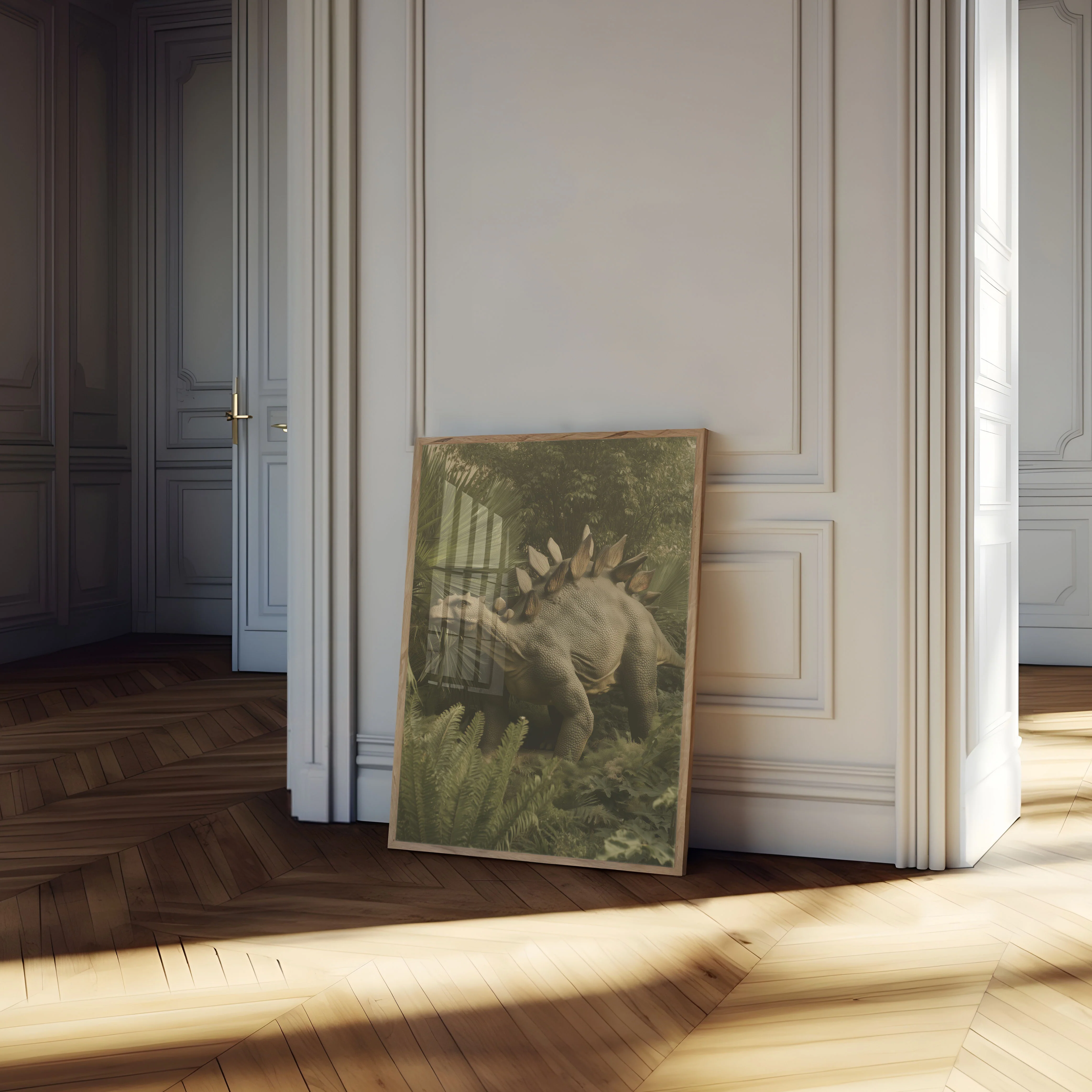 Ancient Stegosaurus Prehistoric Poster - Image 4