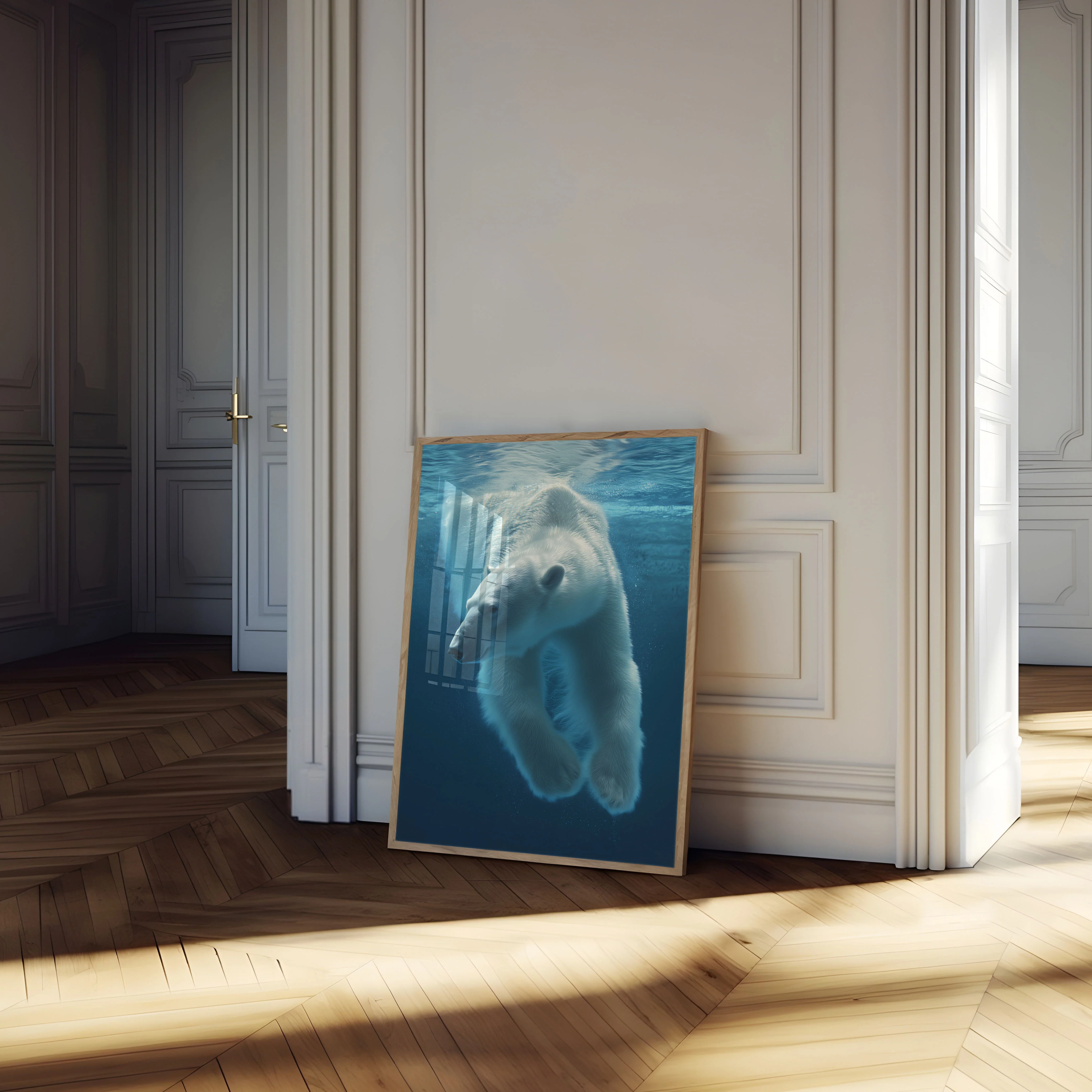 Arctic Dive Polar Bear Poster - Image 4