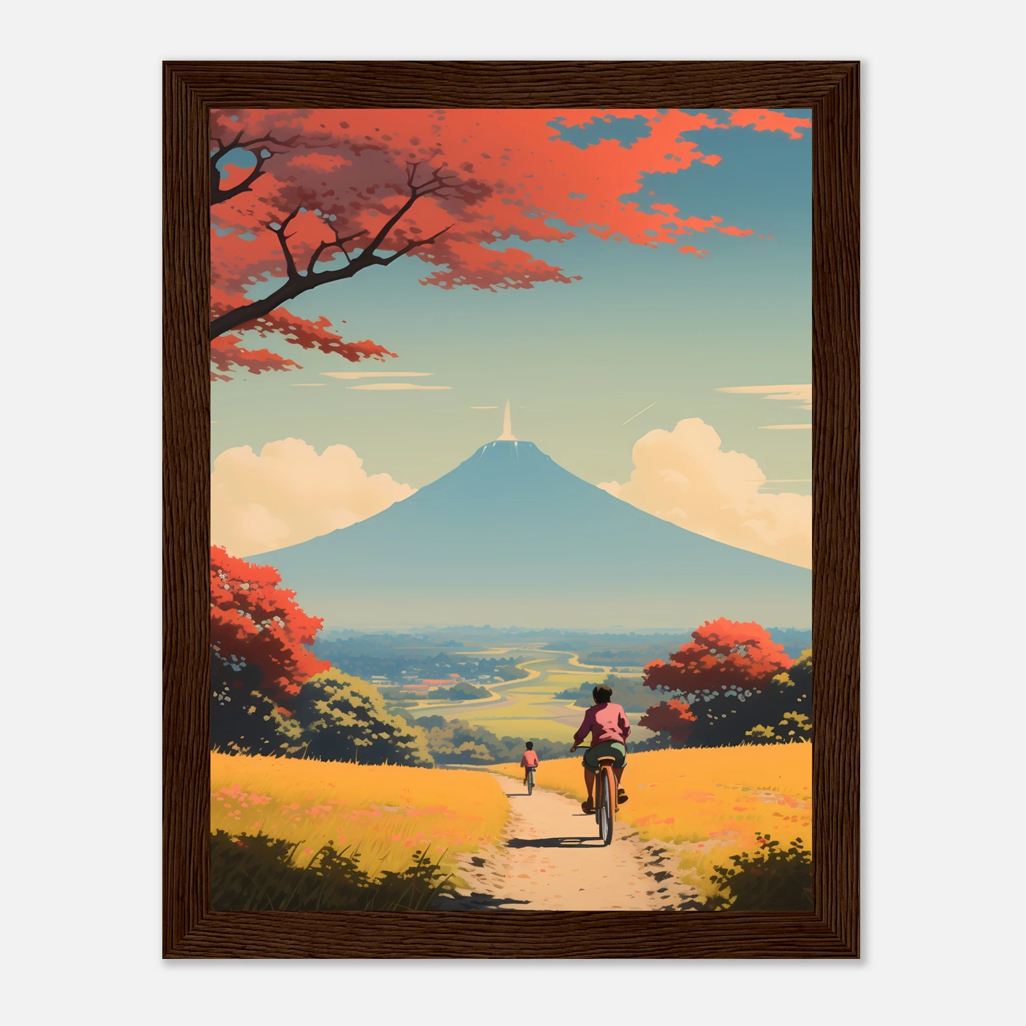 Autumn Ride to Mount Fuji – Poster - Image 10