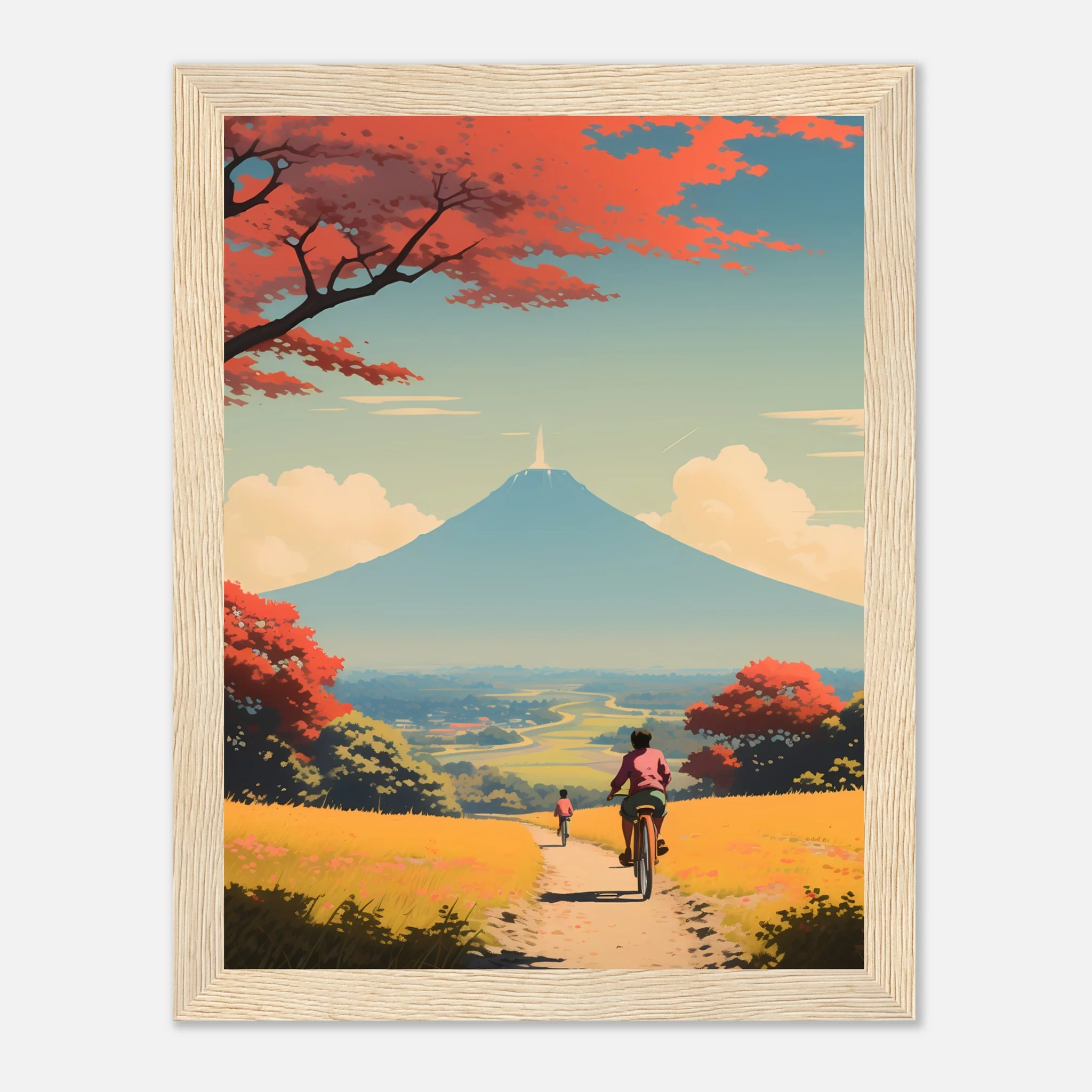 Autumn Ride to Mount Fuji – Poster - Image 11