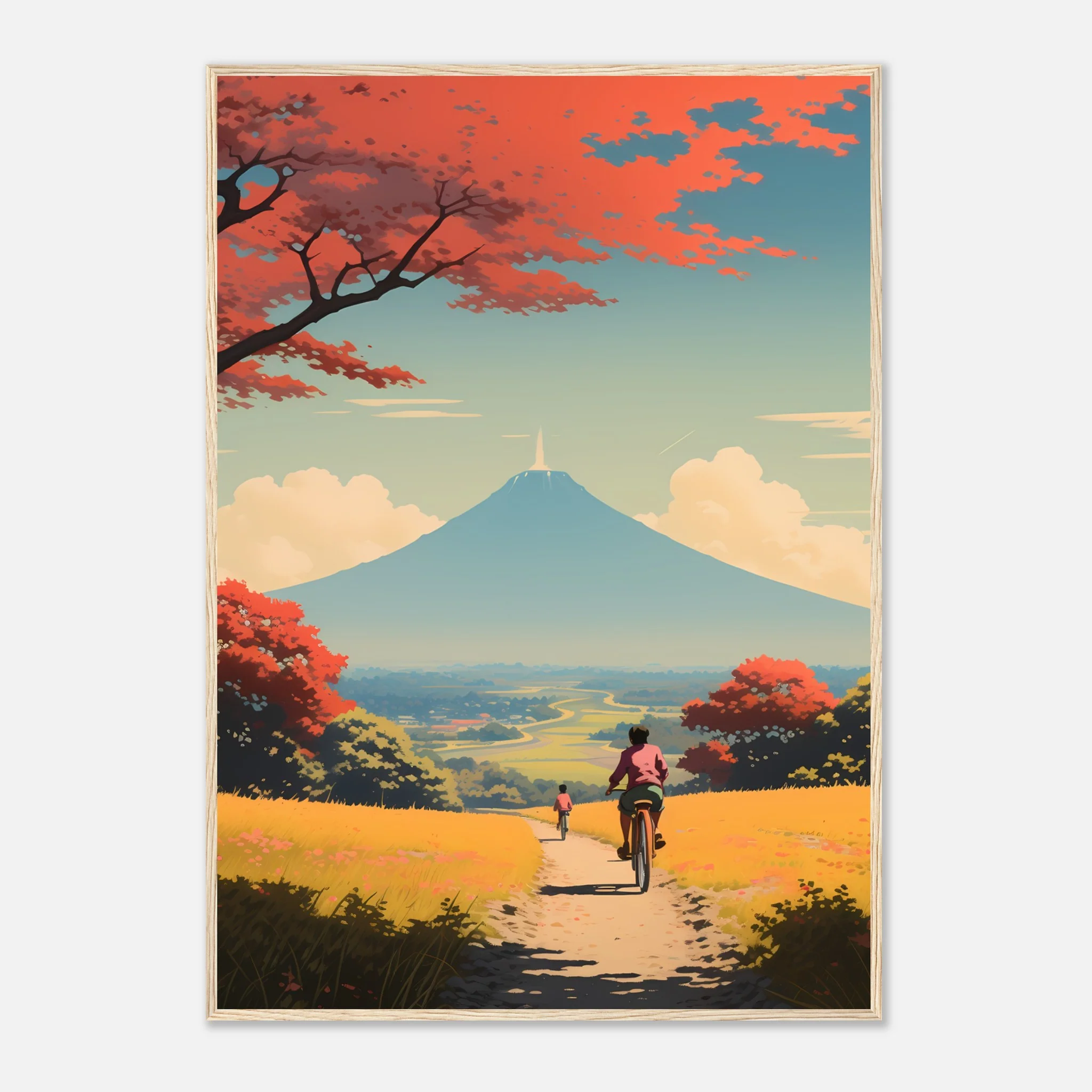 Autumn Ride to Mount Fuji – Poster - Image 13