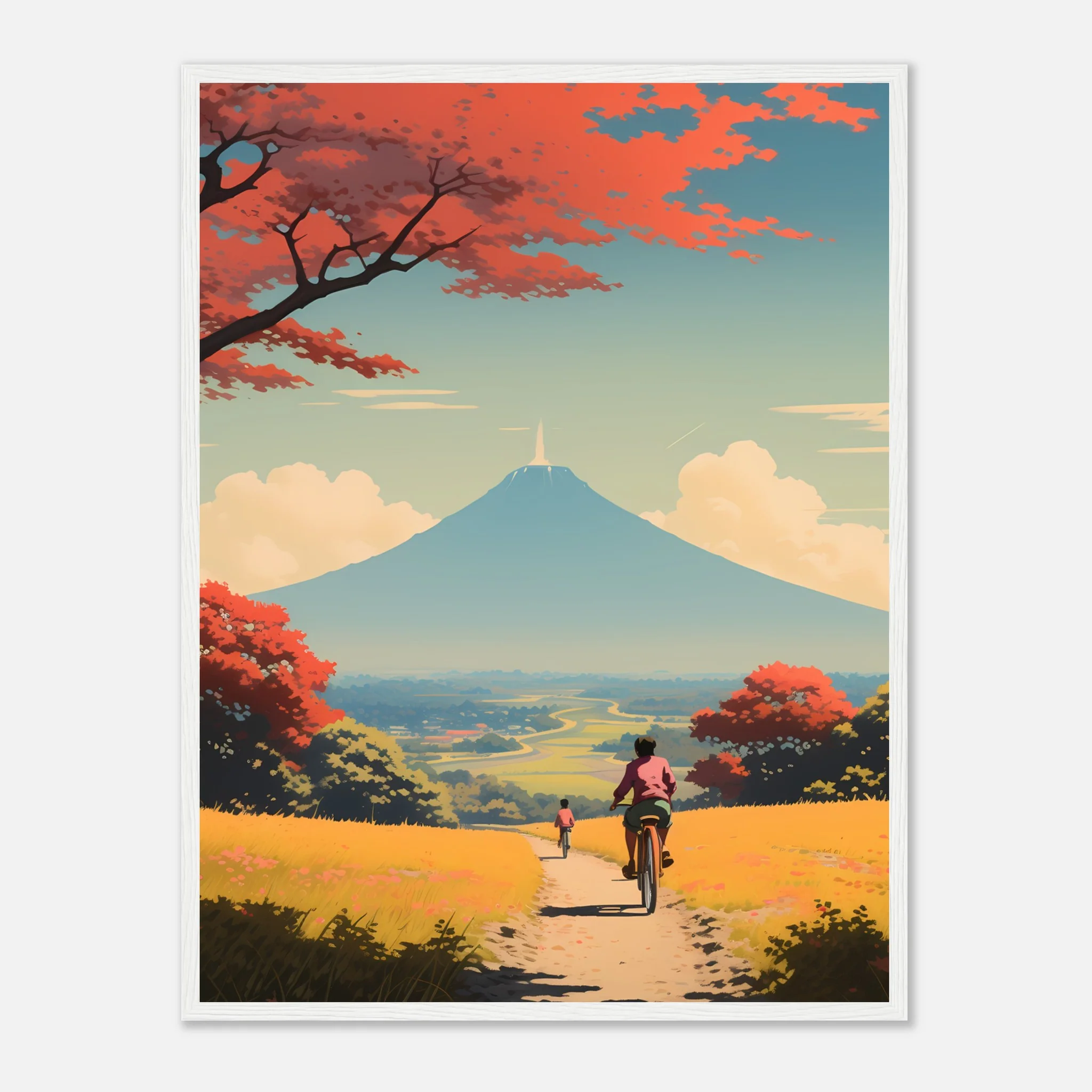 Autumn Ride to Mount Fuji – Poster - Image 14
