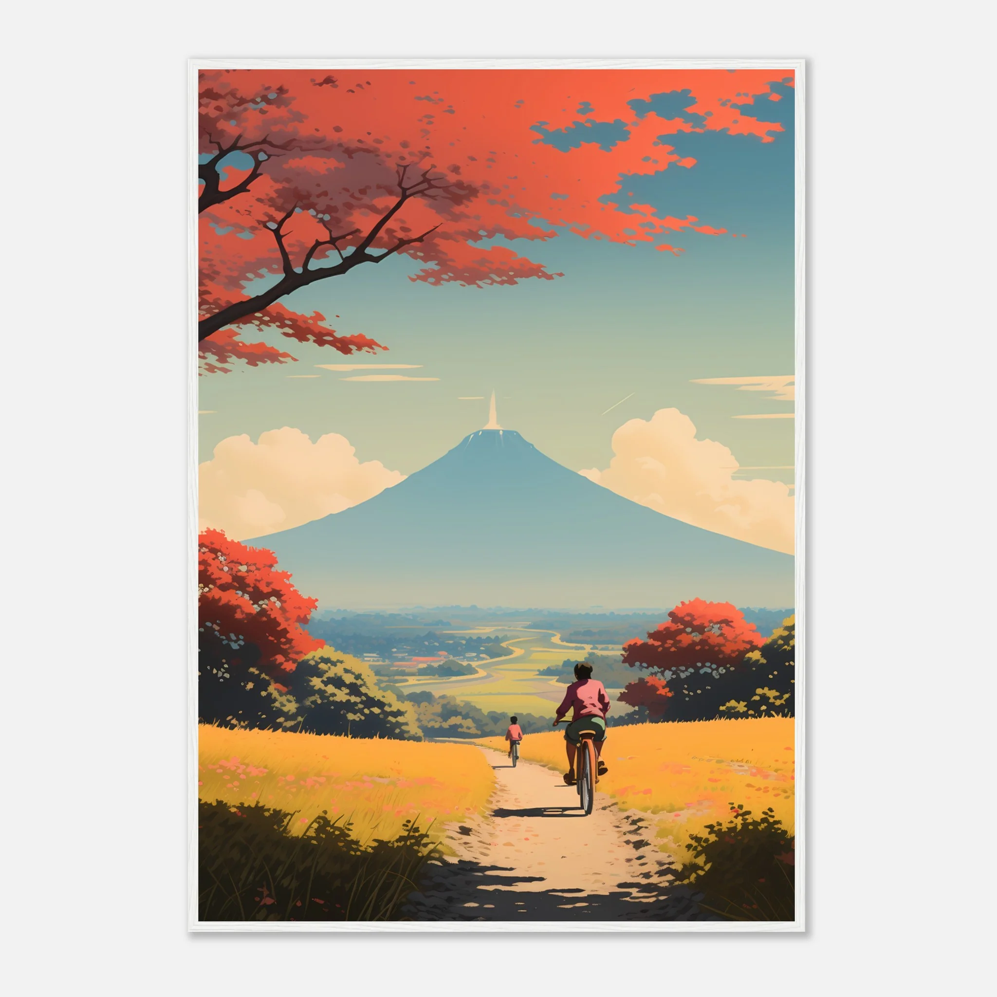 Autumn Ride to Mount Fuji – Poster - Image 15