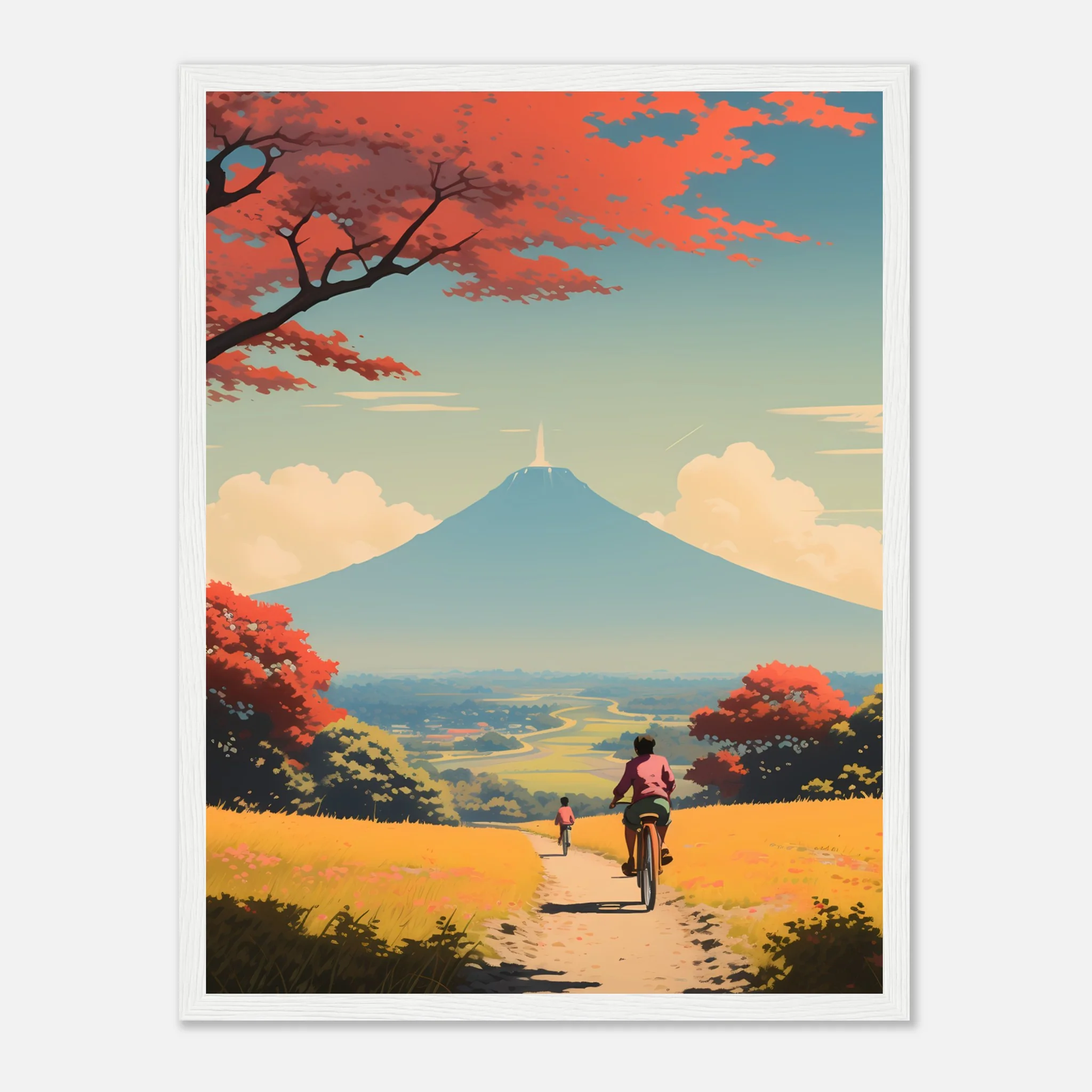 Autumn Ride to Mount Fuji – Poster - Image 16