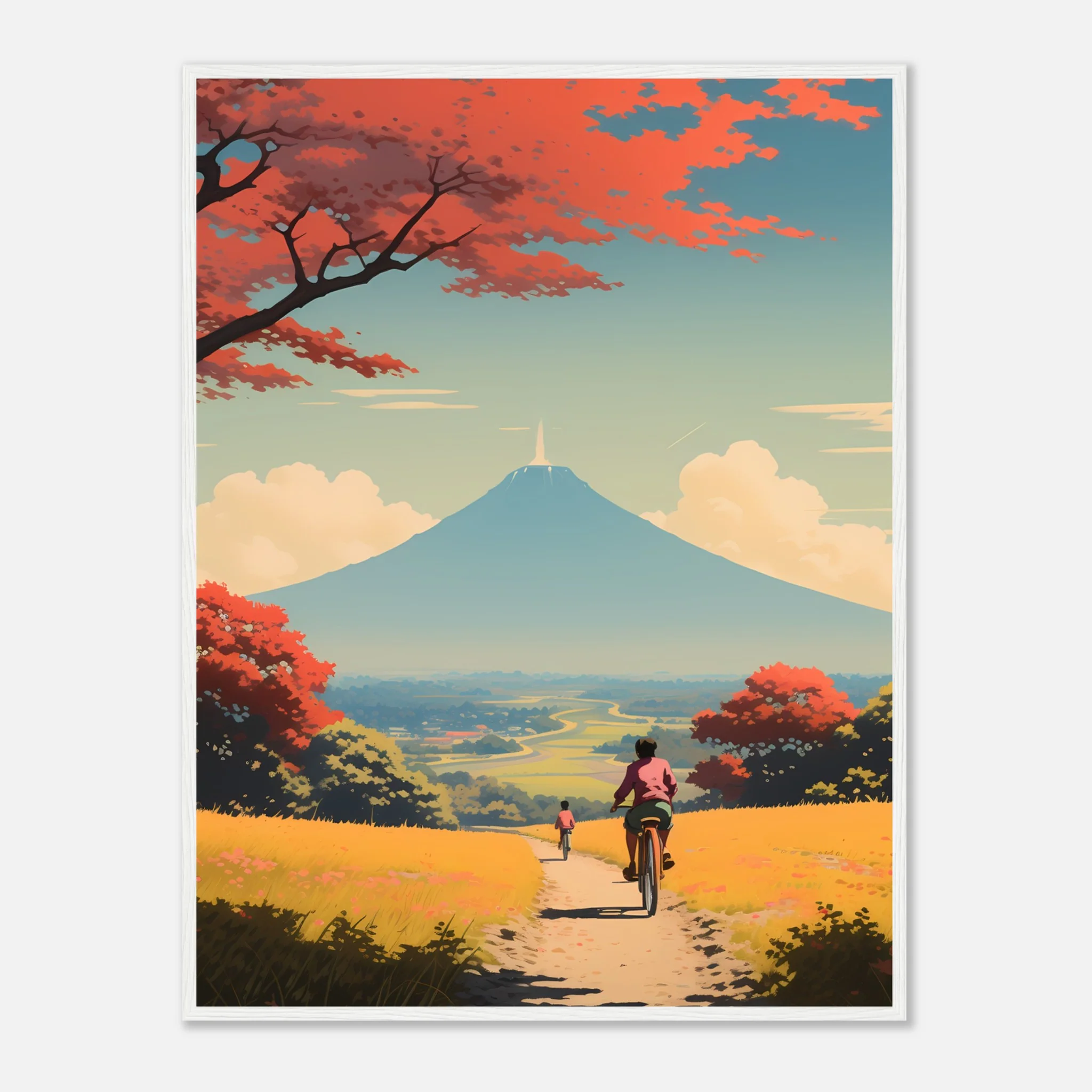 Autumn Ride to Mount Fuji – Poster - Image 24