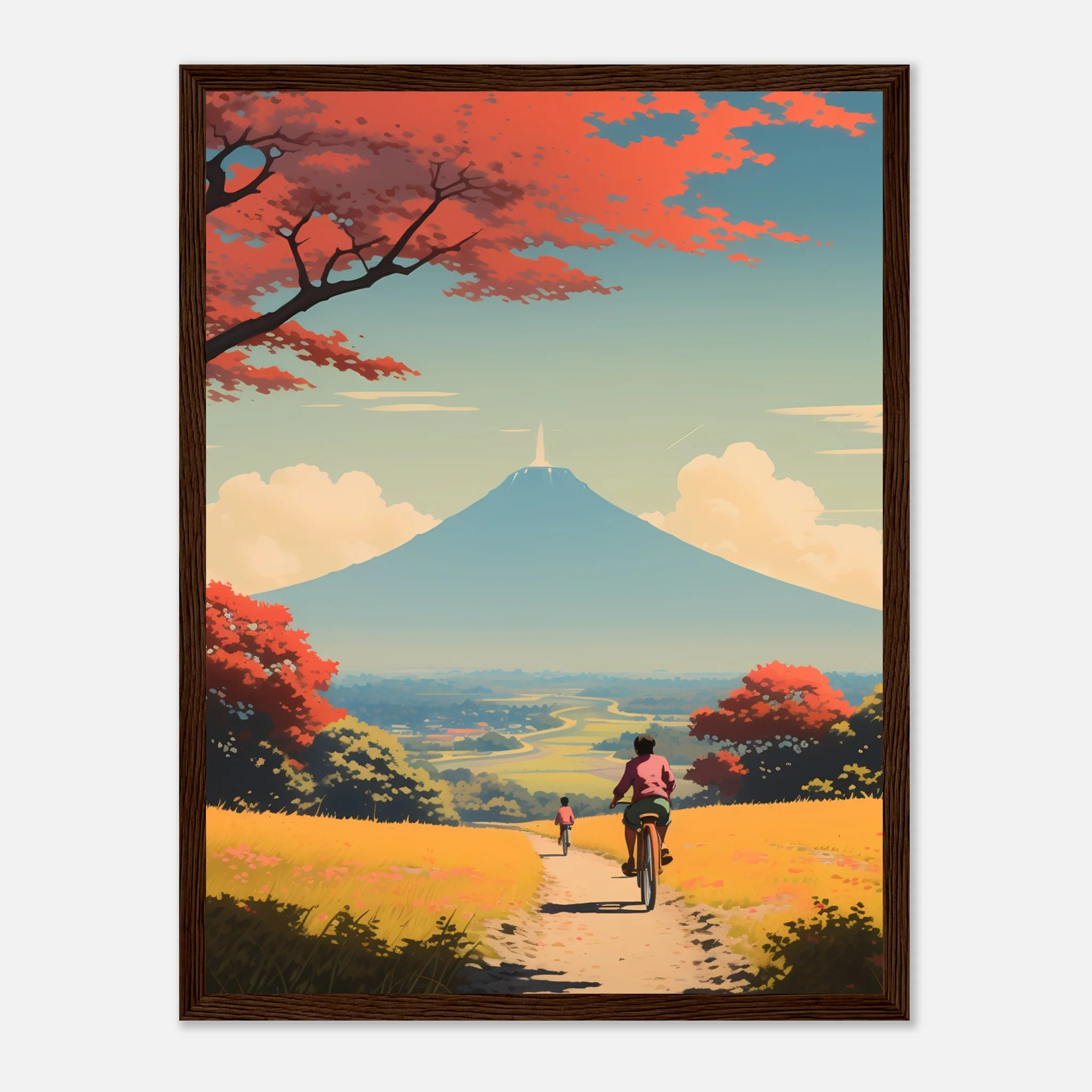 Autumn Ride to Mount Fuji – Poster - Image 25