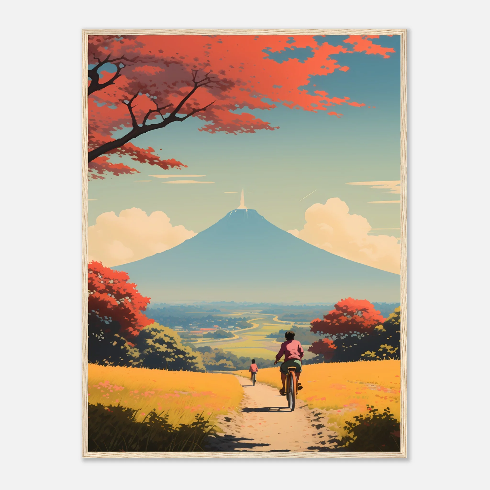 Autumn Ride to Mount Fuji – Poster - Image 26