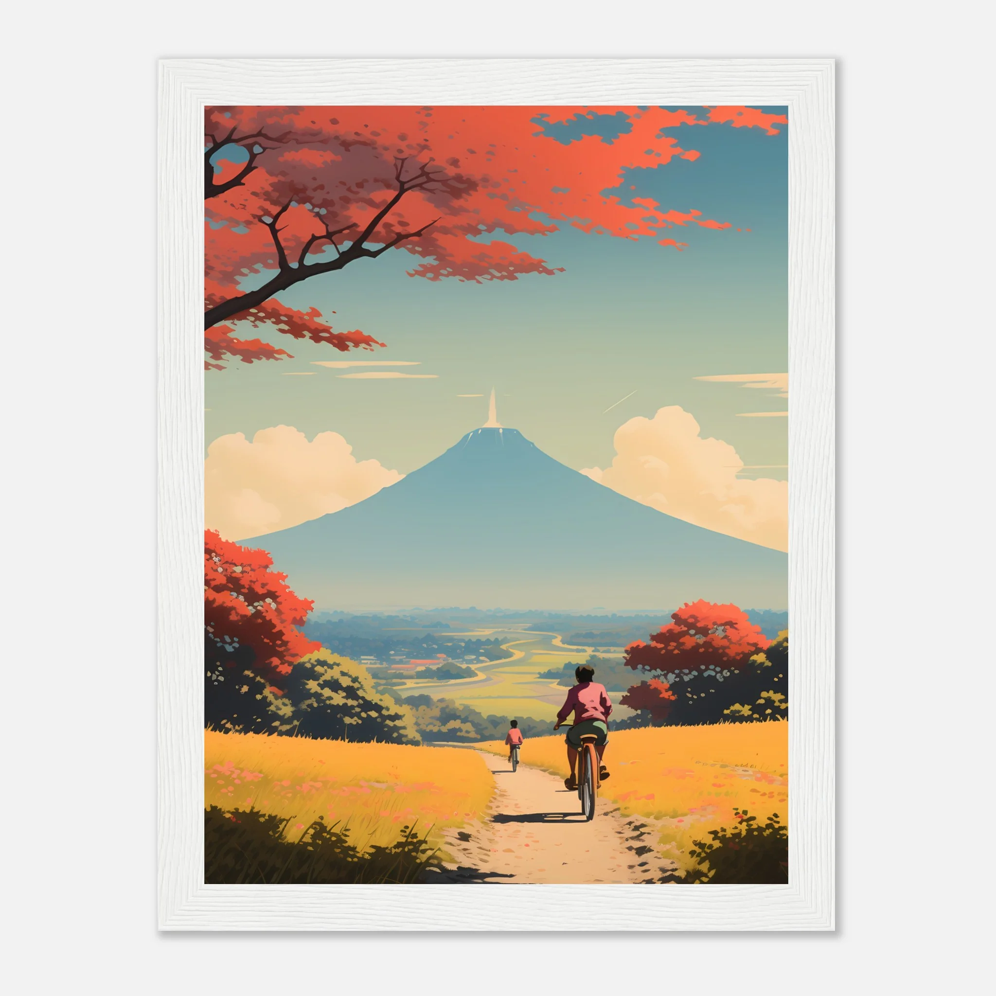 Autumn Ride to Mount Fuji – Poster - Image 30
