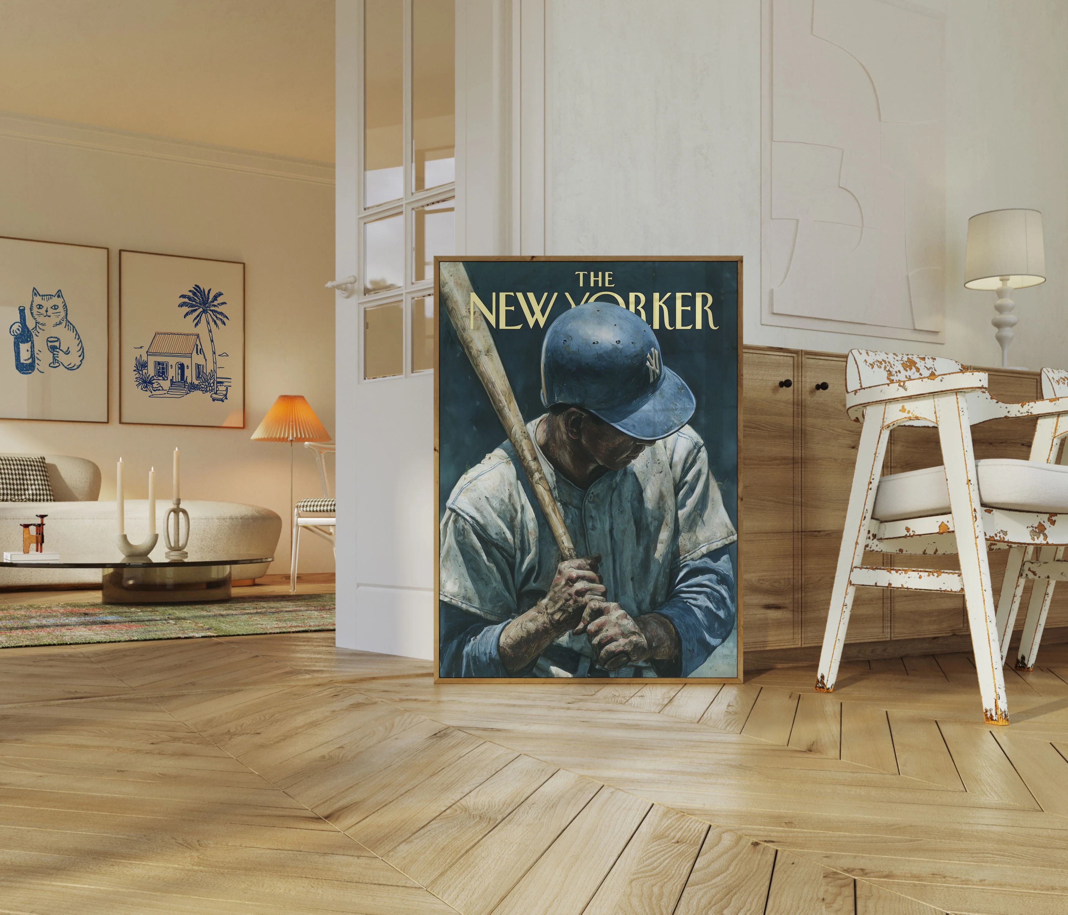 Baseball Legend New York Poster - Image 5