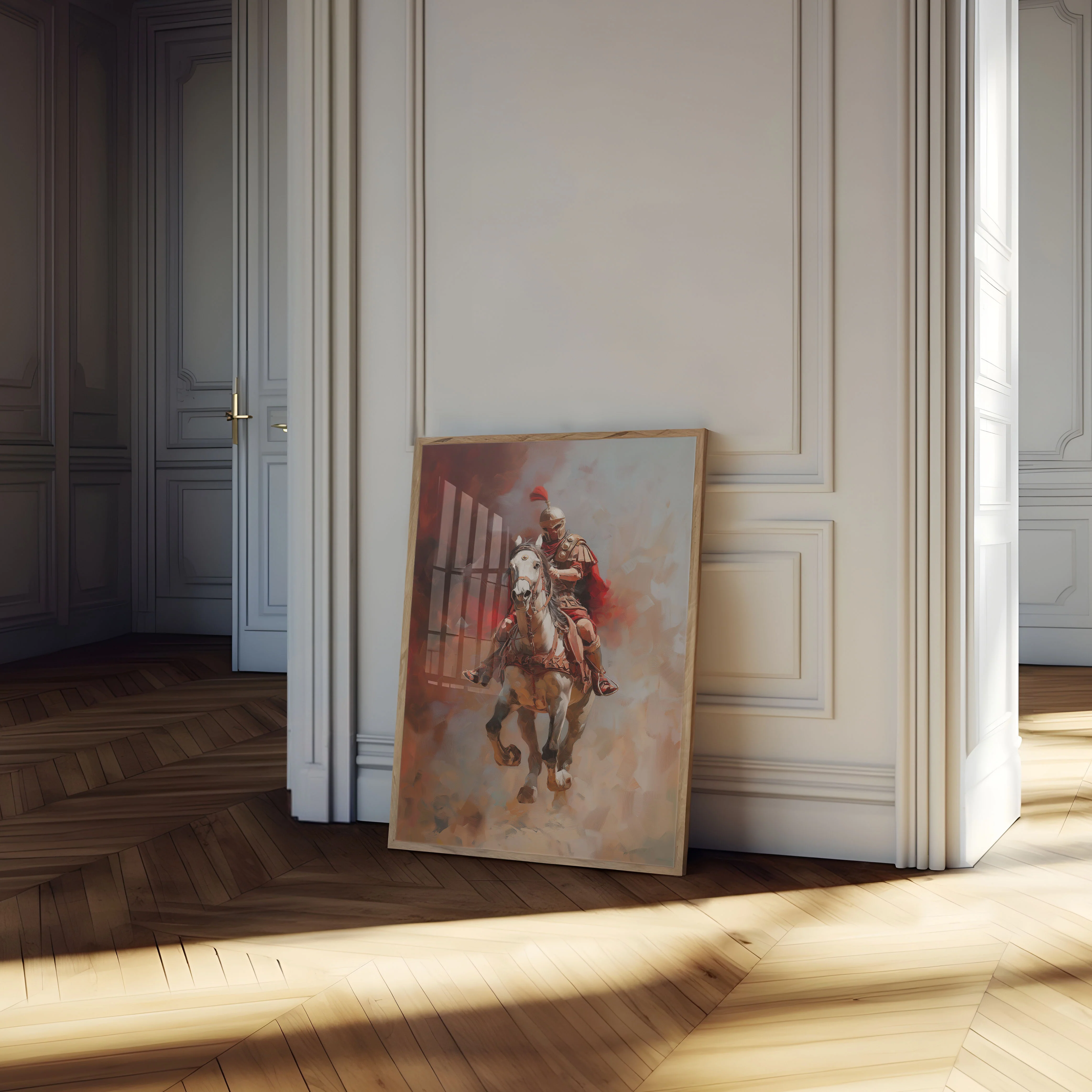 Charging Roman Cavalry Warrior Poster - Image 4