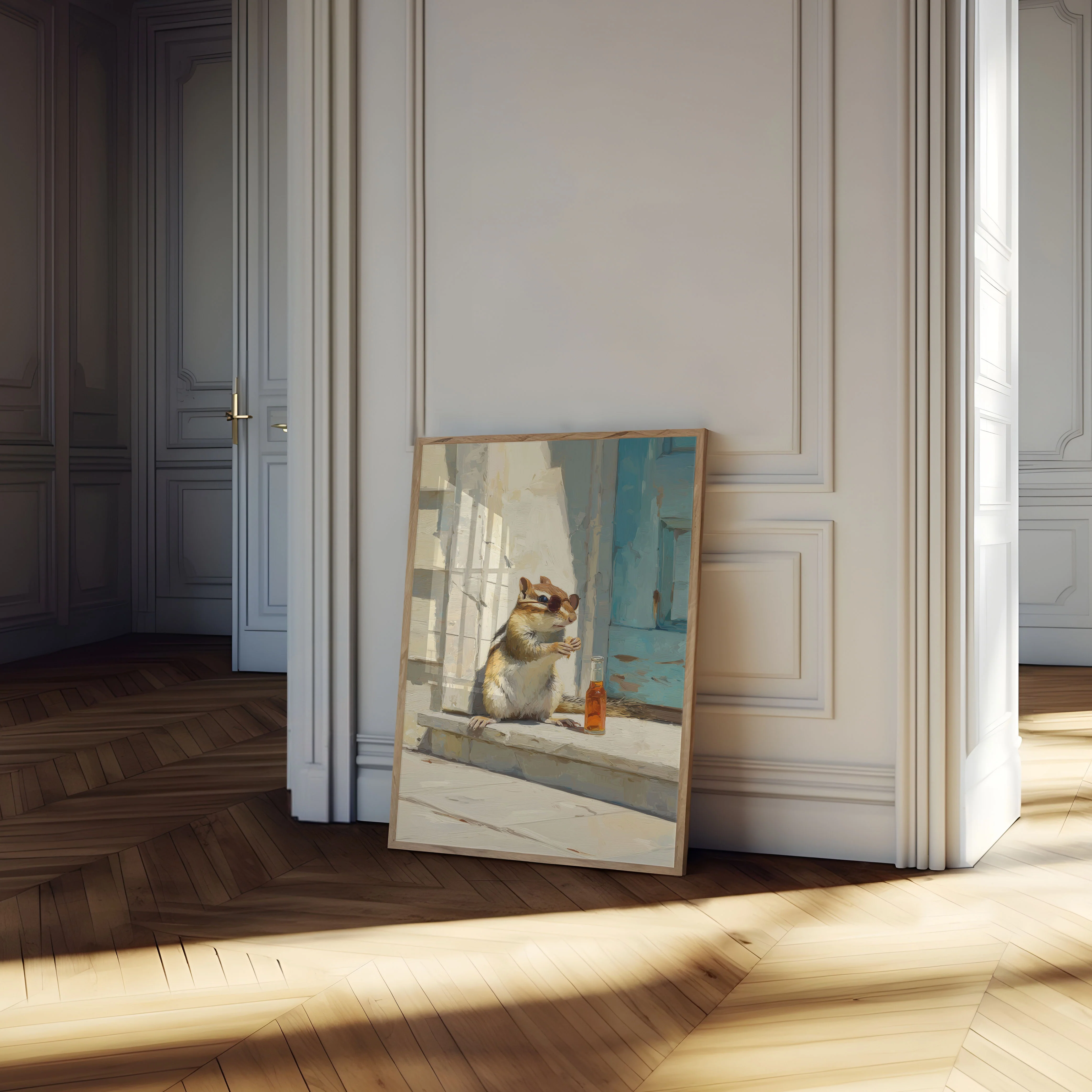 Chillin' Chipmunk Coolness Poster - Image 4