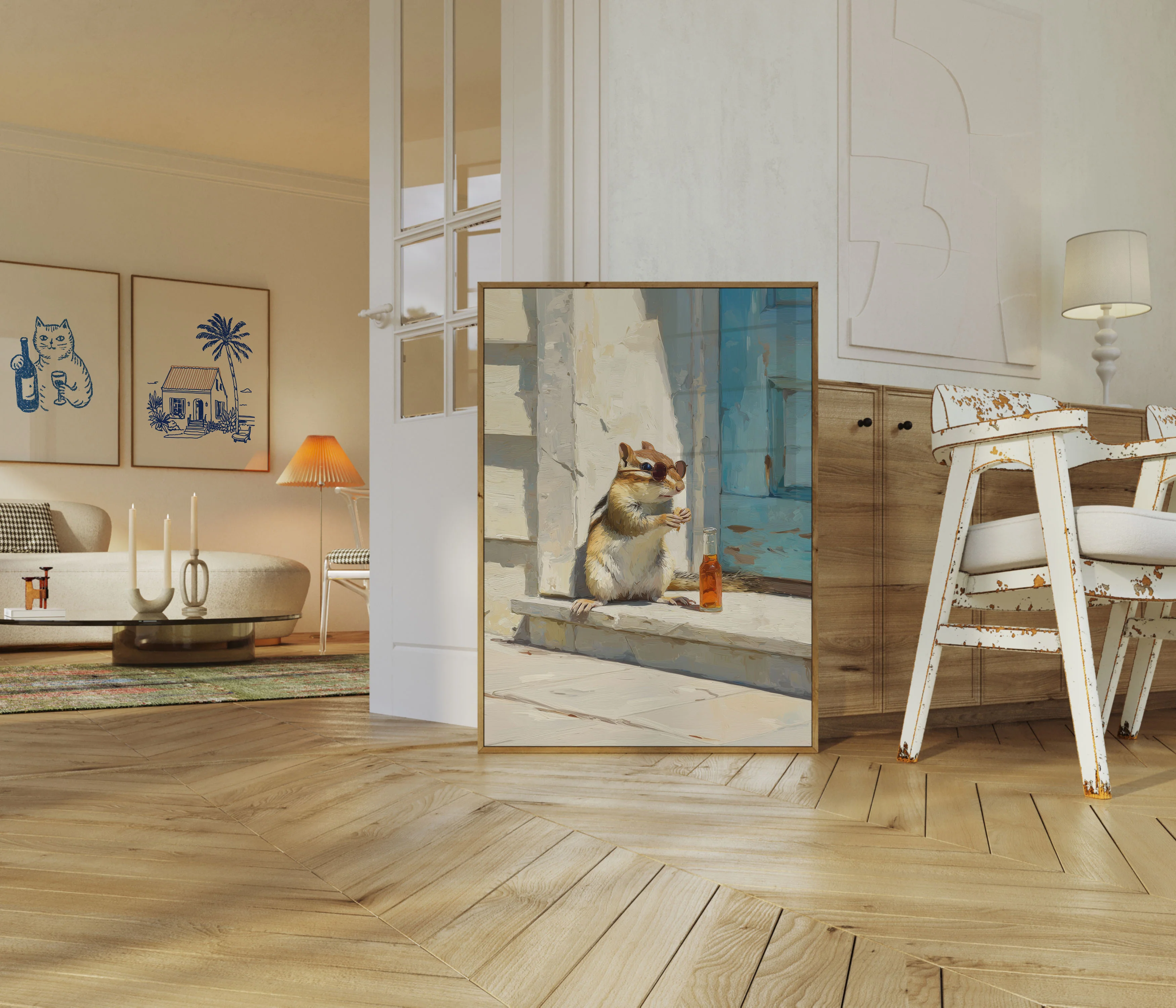 Chillin' Chipmunk Coolness Poster - Image 5