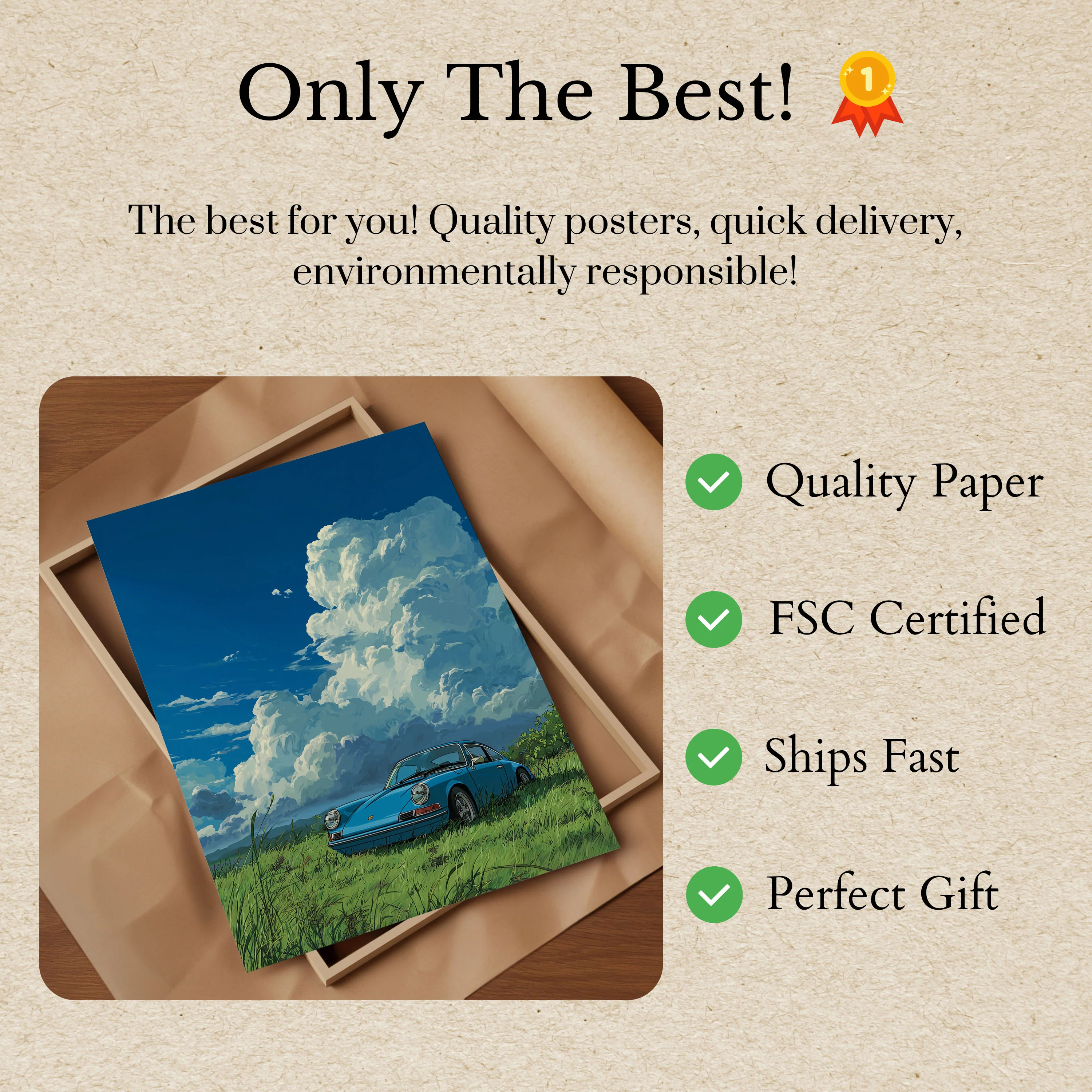 Classic Porsche Dreams Poster - Image 3