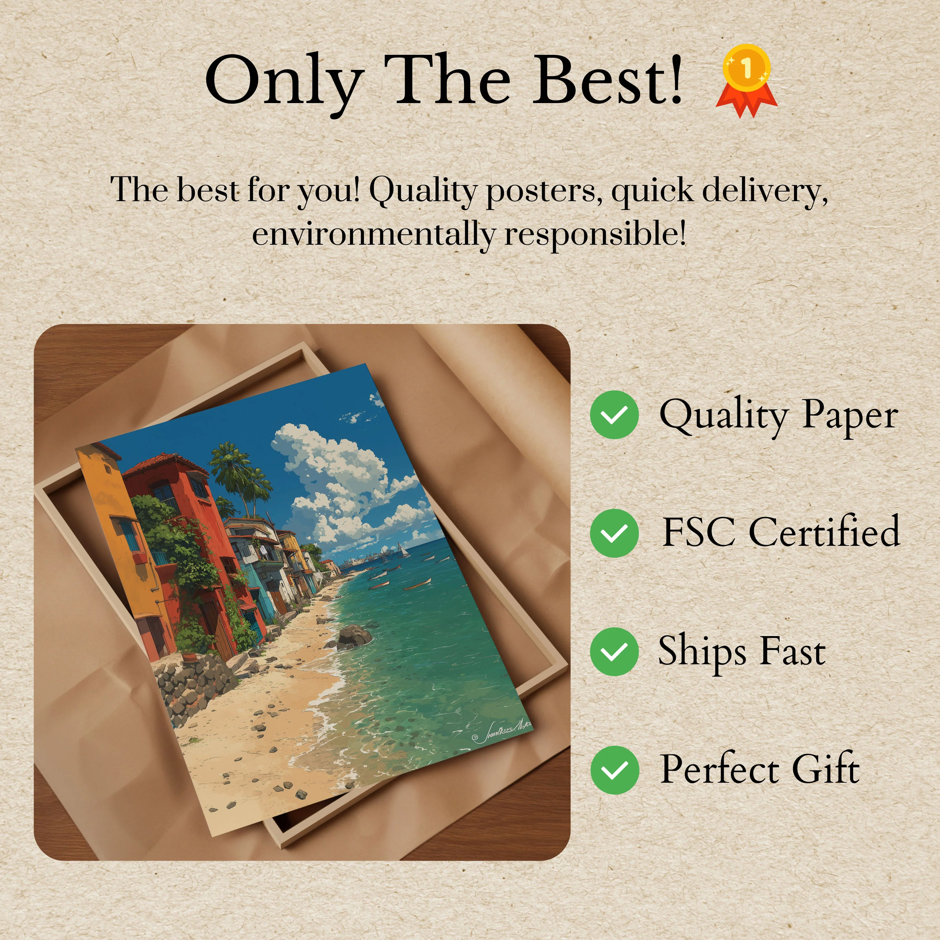 Coastal Mediterranean Dream Poster - Image 3