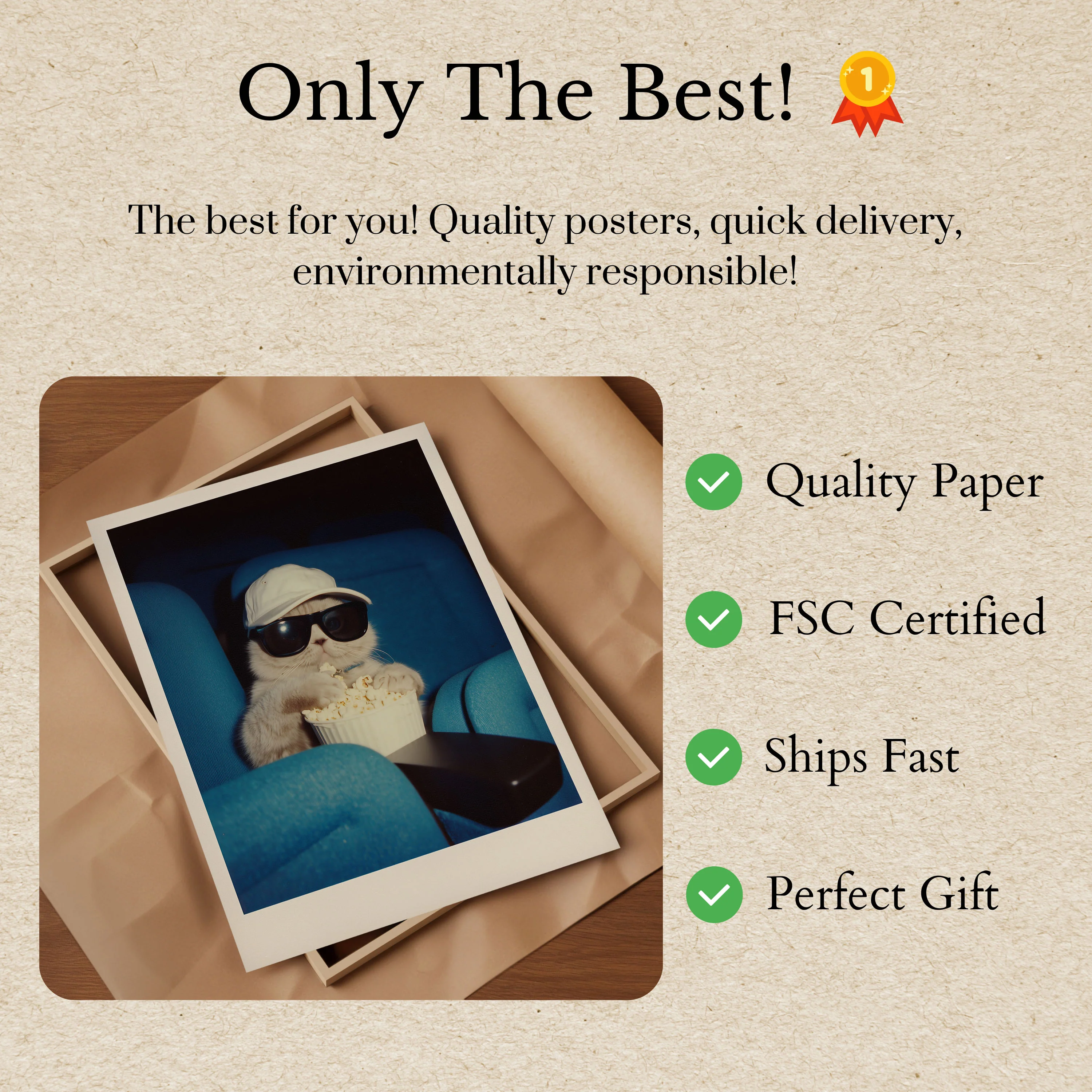 Cool Cat Cinema Experience Poster - Image 3