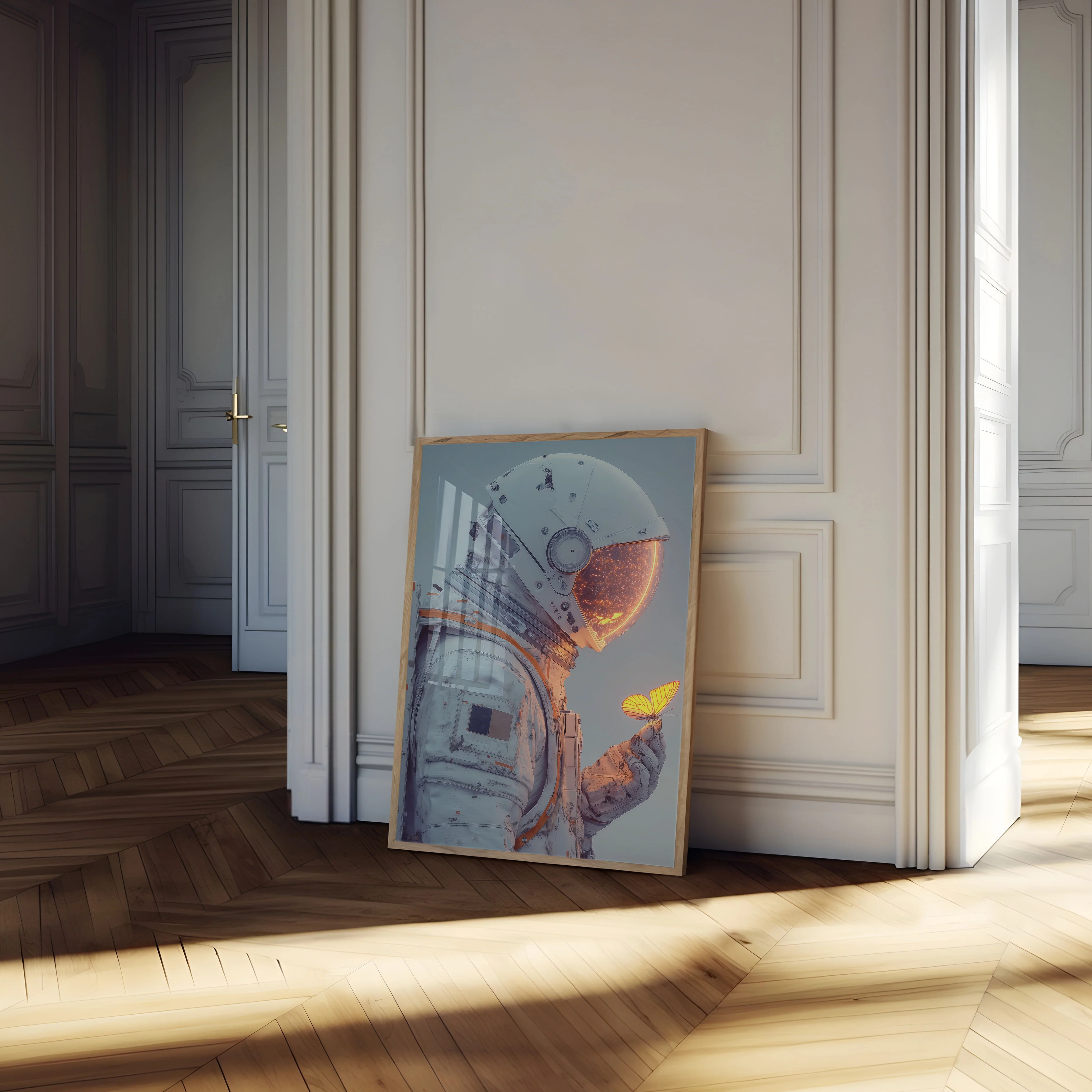 Cosmic Butterfly Encounter Poster - Image 4