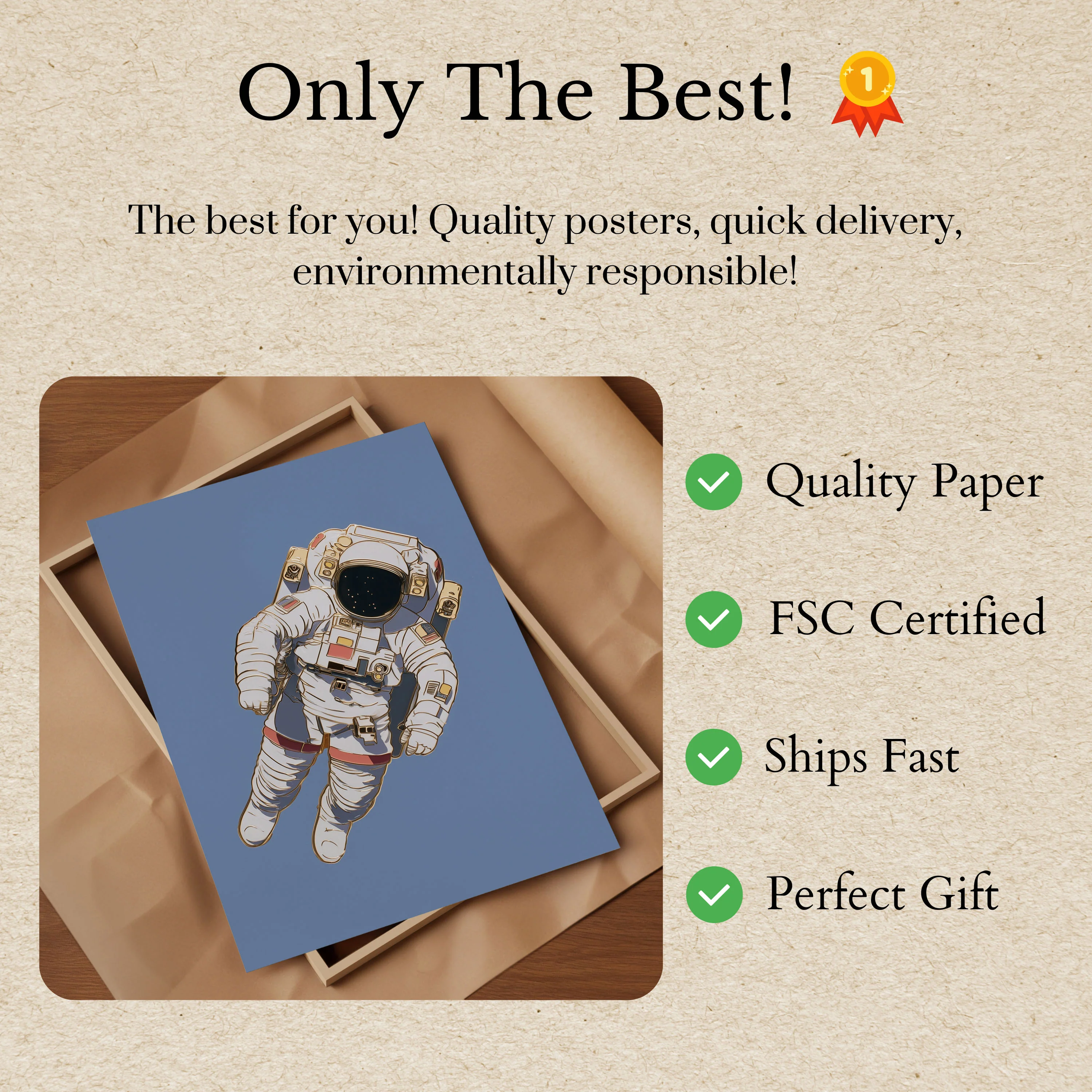 Cosmic Explorer Spacewalk Poster - Image 3