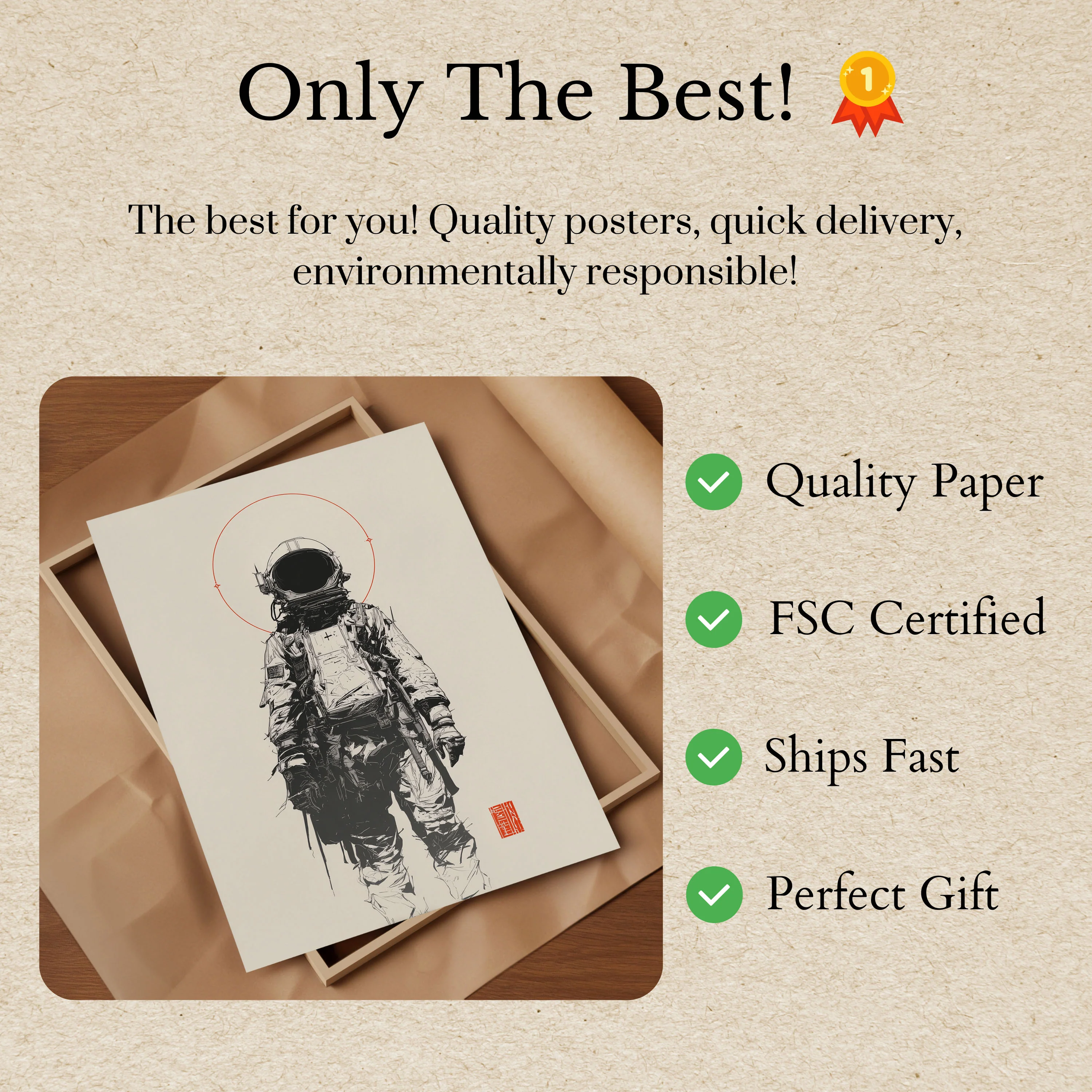 Cosmic Solitude Space Poster - Image 3