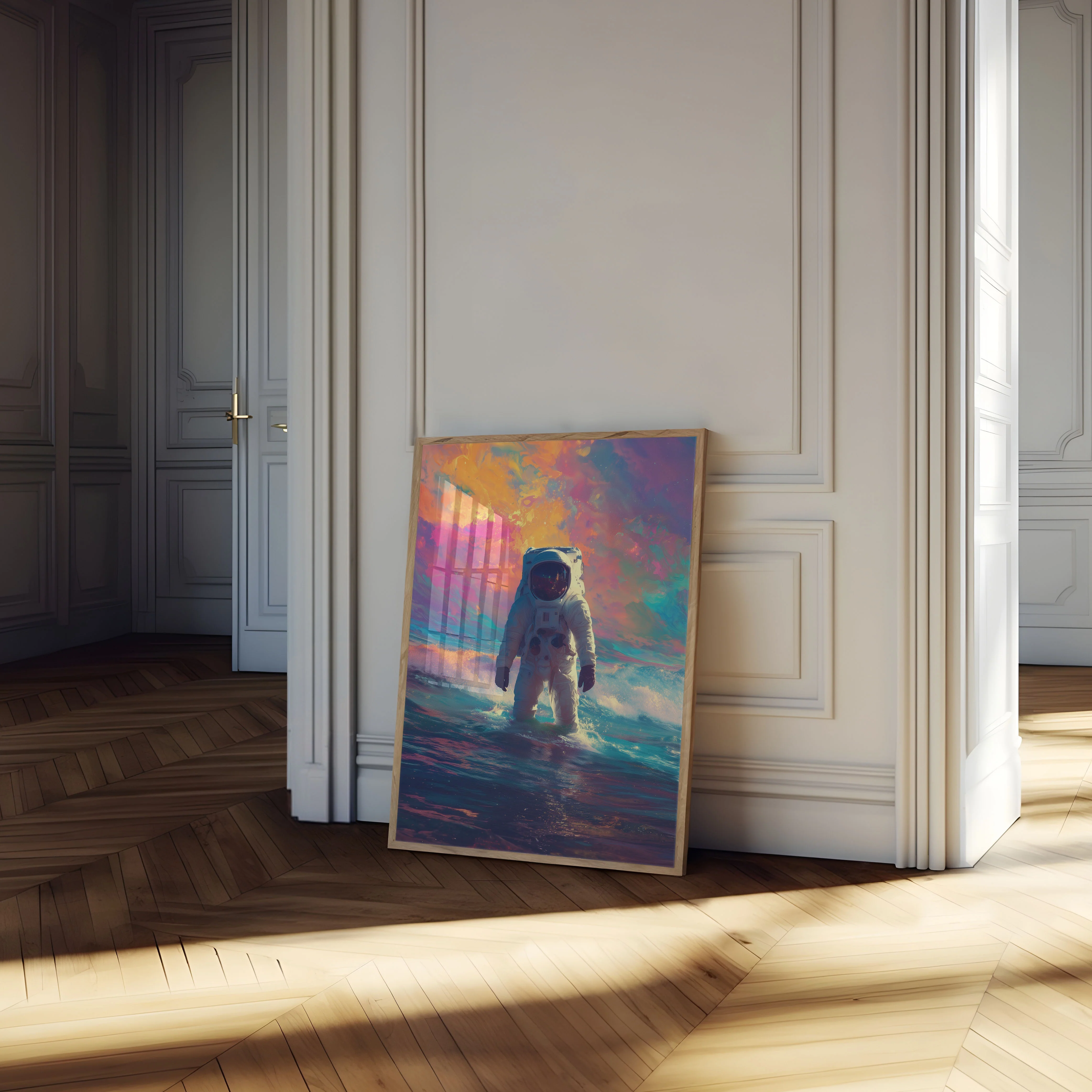 Cosmic Surf Astronaut Poster - Image 4