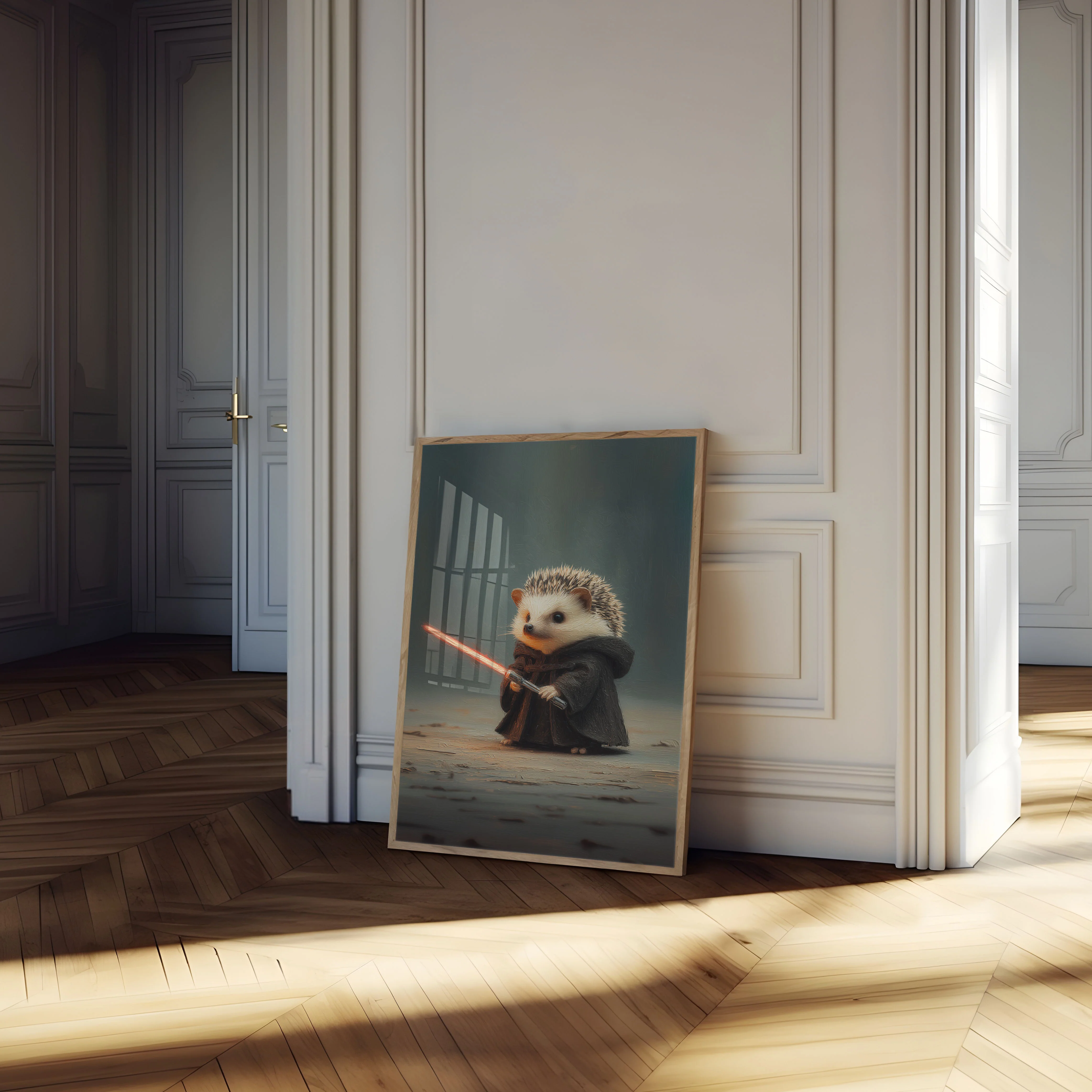 Dark Side Hedgehog Star Wars Poster - Image 4