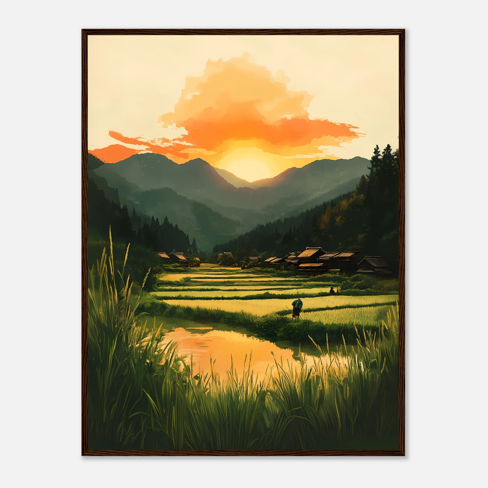 Dusk in Rural Japan – Poster - Image 29
