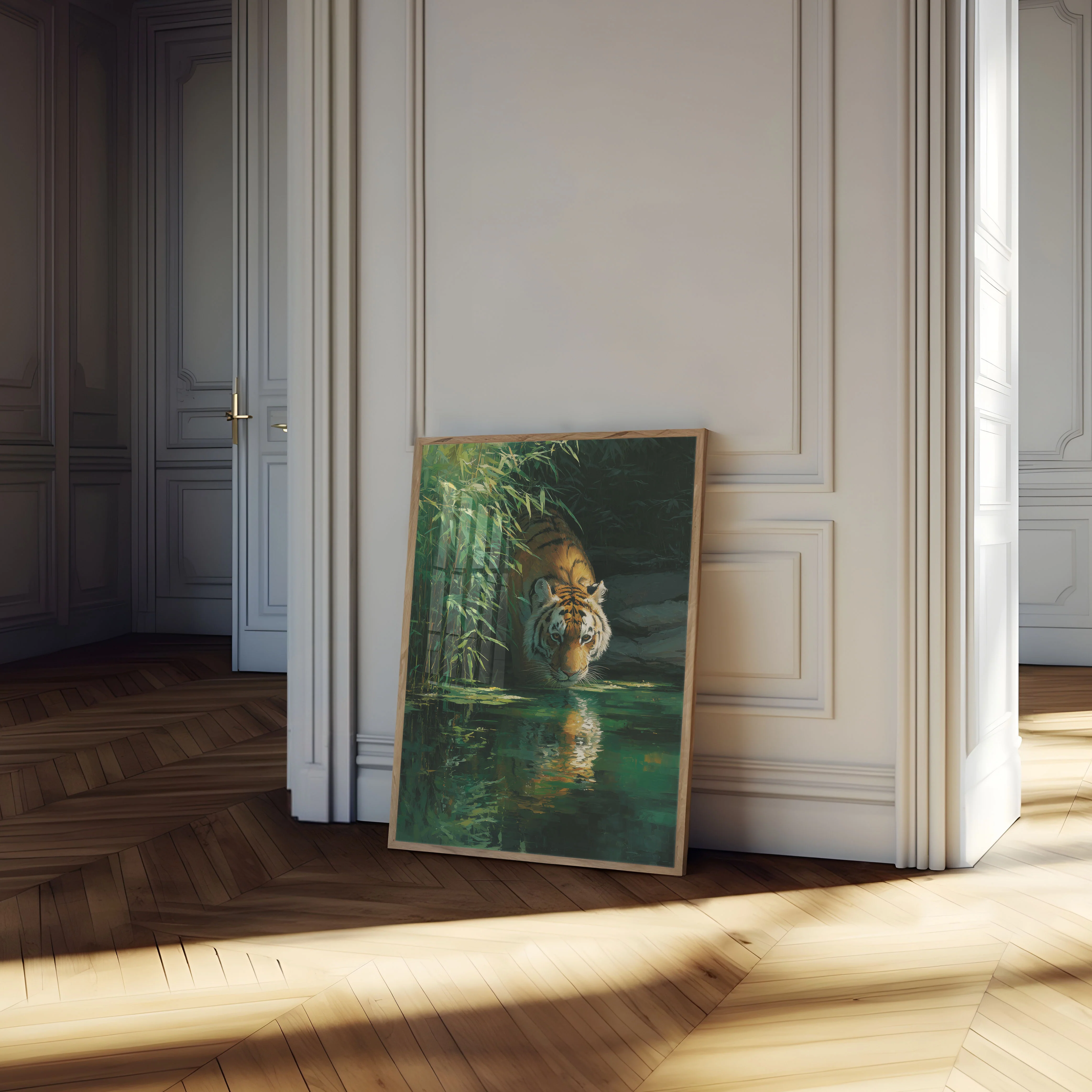 Emerald Waters Tiger Poster - Image 4