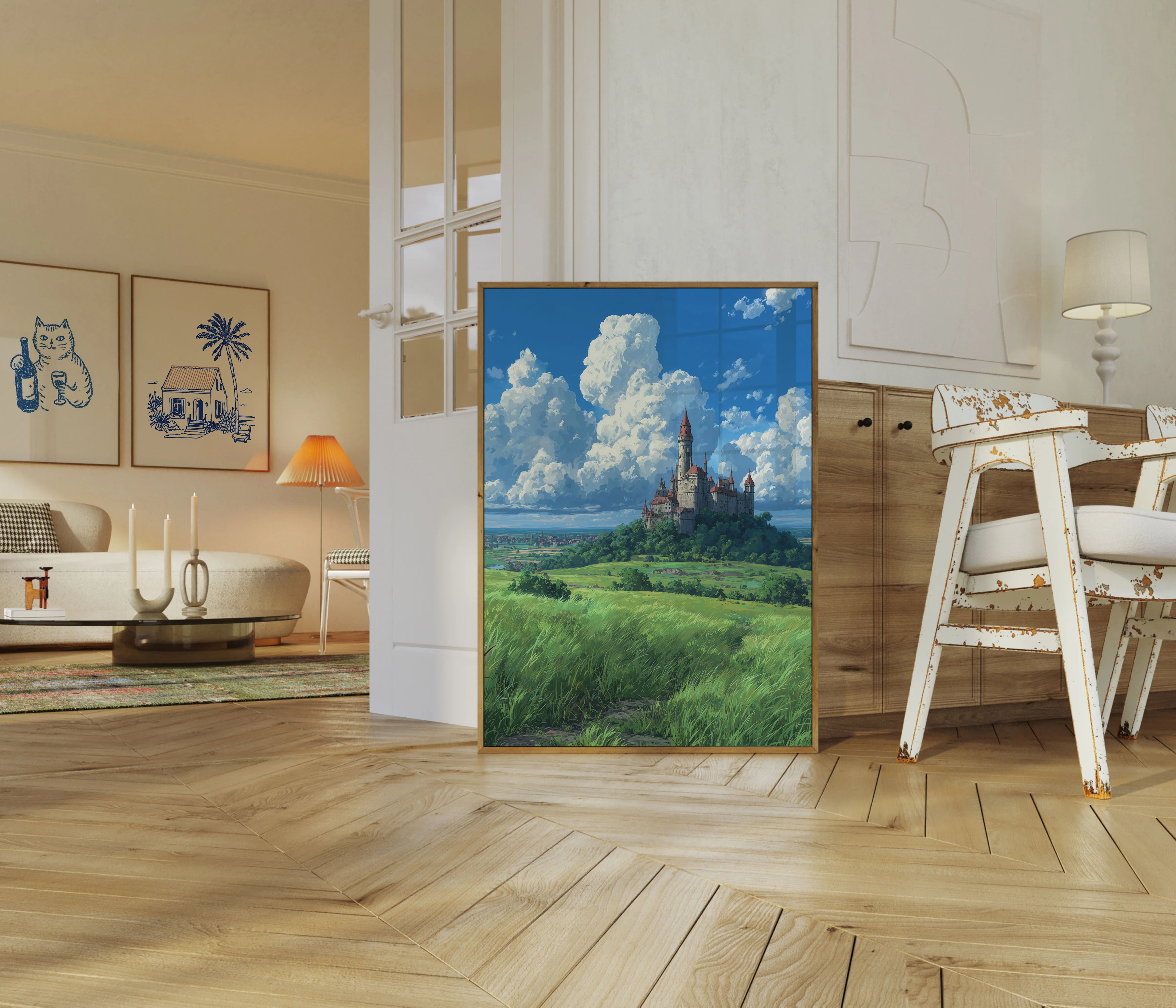 Enchanted Hilltop Castle Poster - Image 5