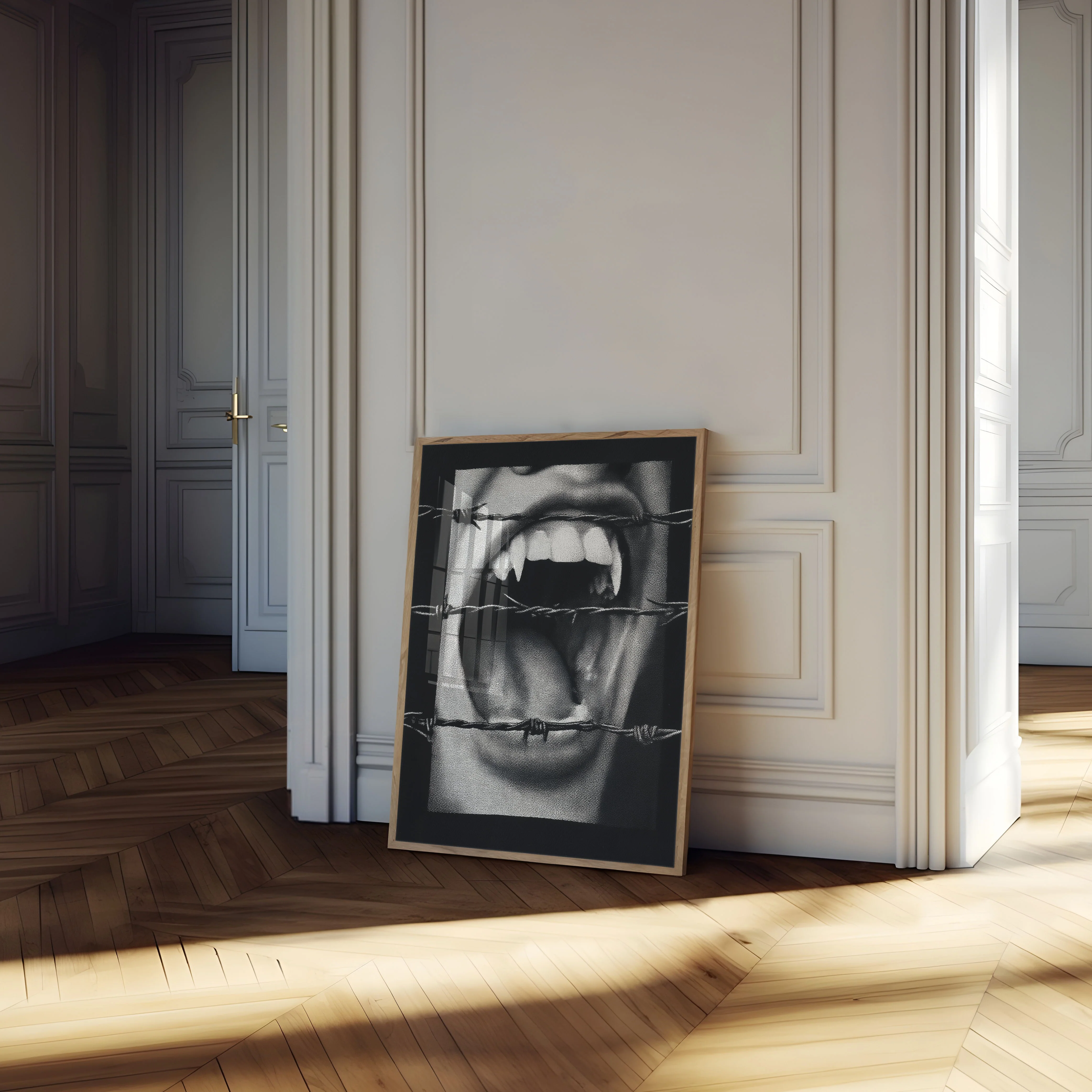 Fangs and Barbed Wire Poster - Image 4