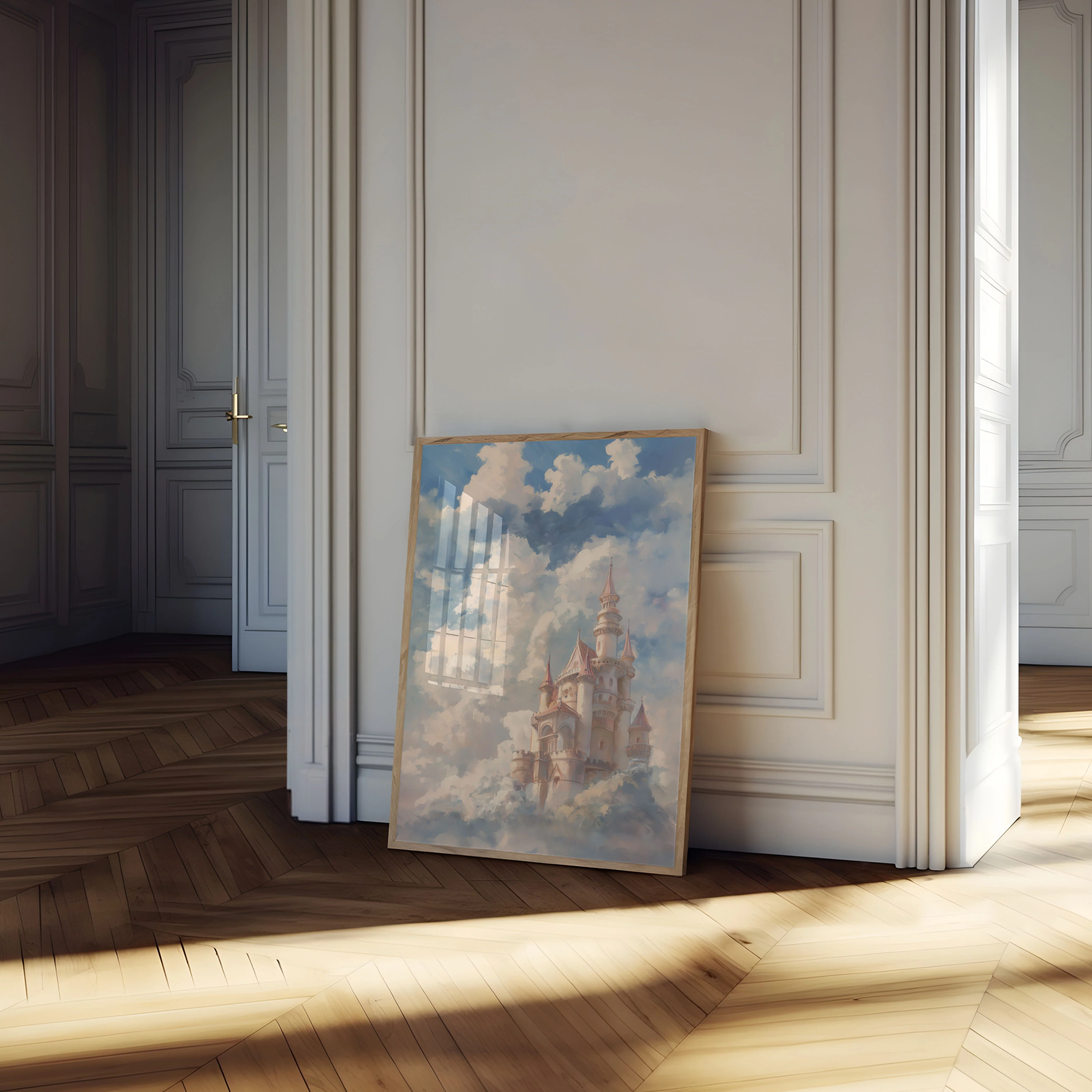 Floating Castle in the Clouds Poster - Image 4