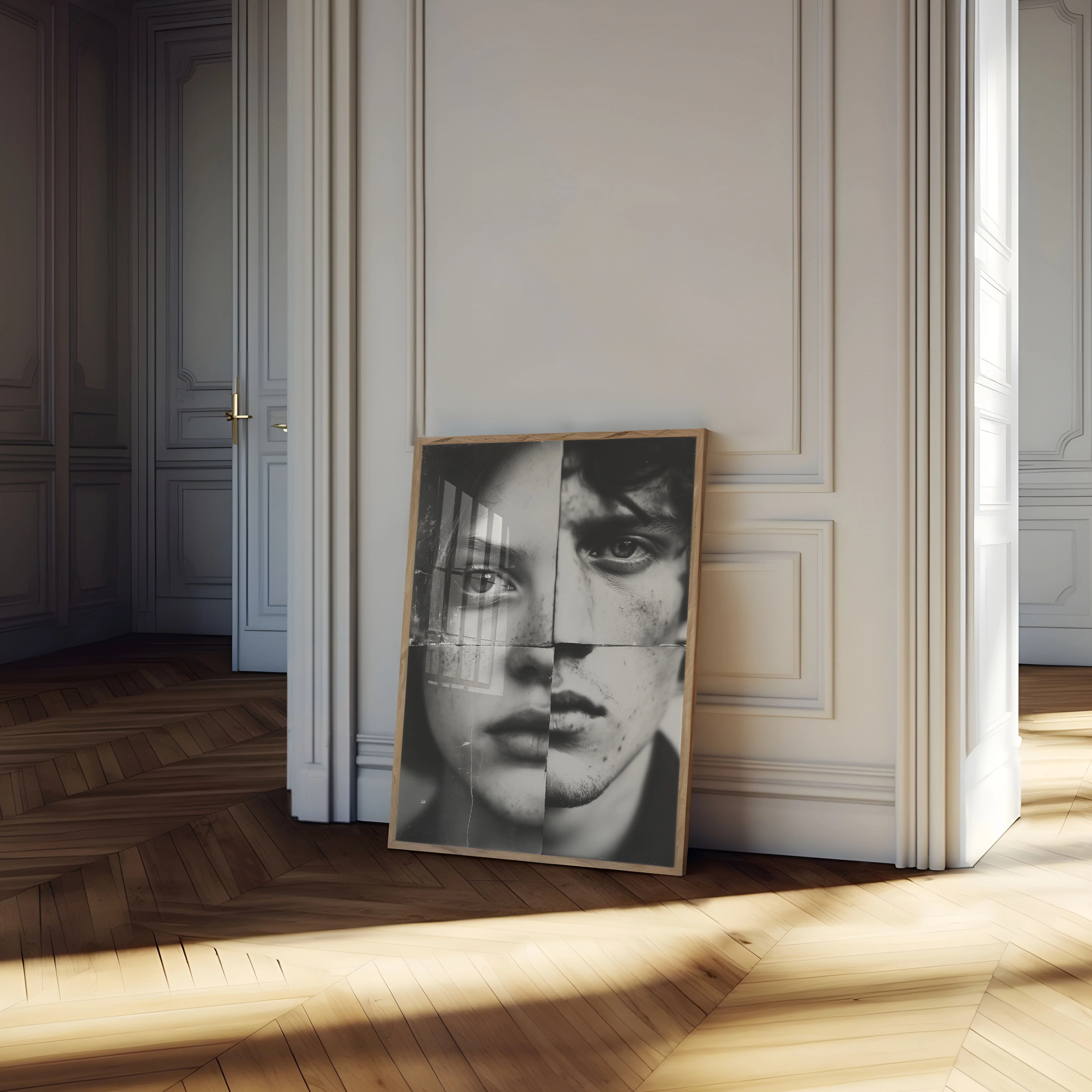 Fractured Identity Portrait Poster - Image 4