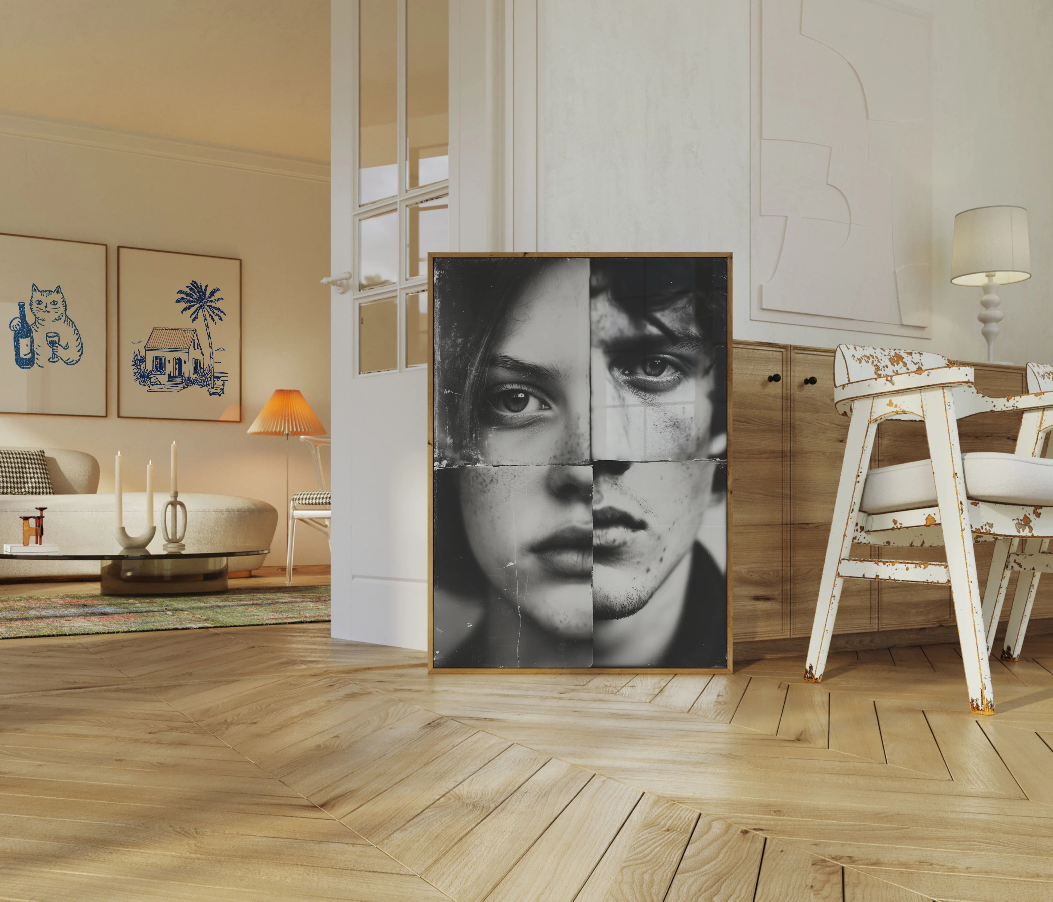 Fractured Identity Portrait Poster - Image 5