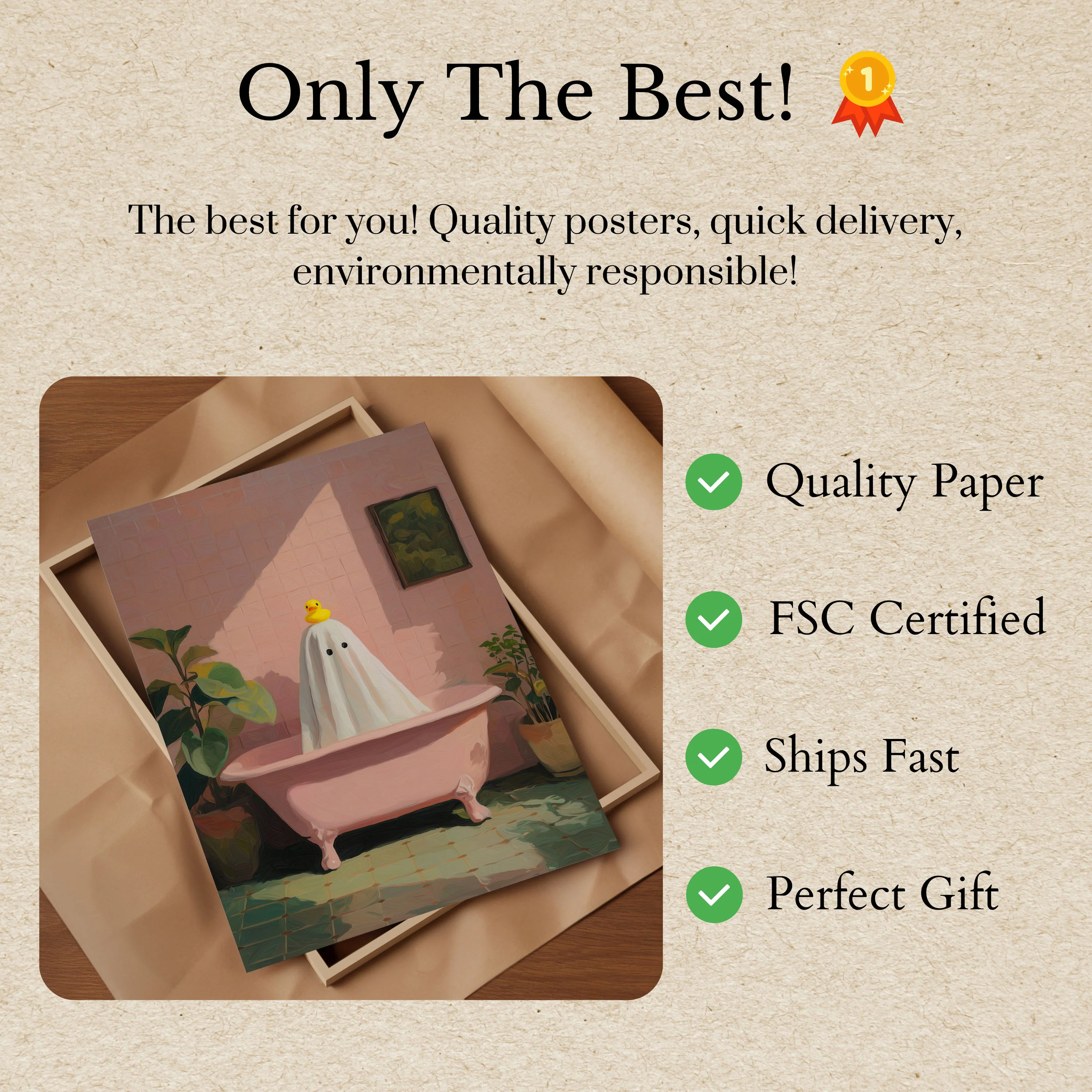 Ghost in the Bathtub Poster - Image 3