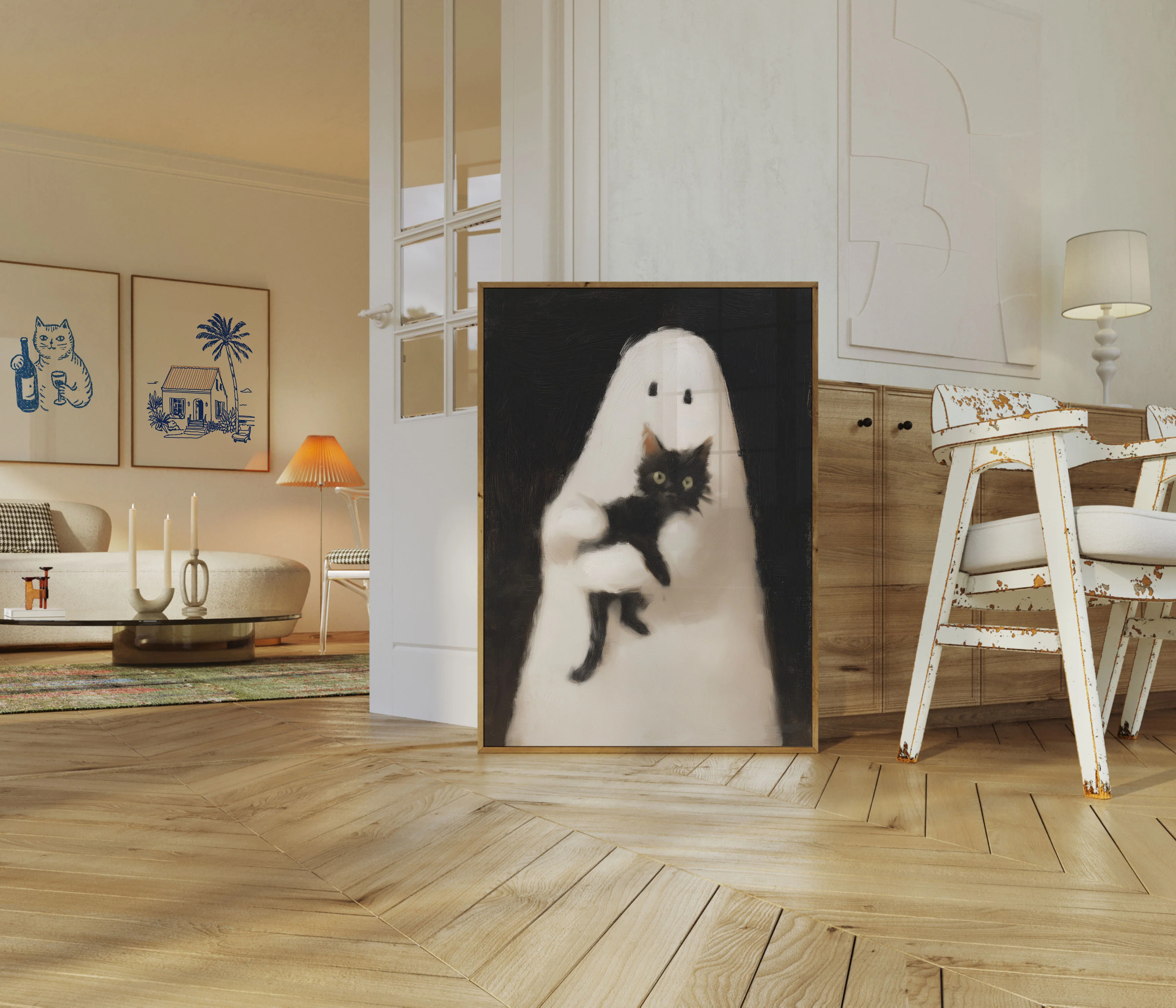 Ghostly Guardian Halloween Poster - Image 4