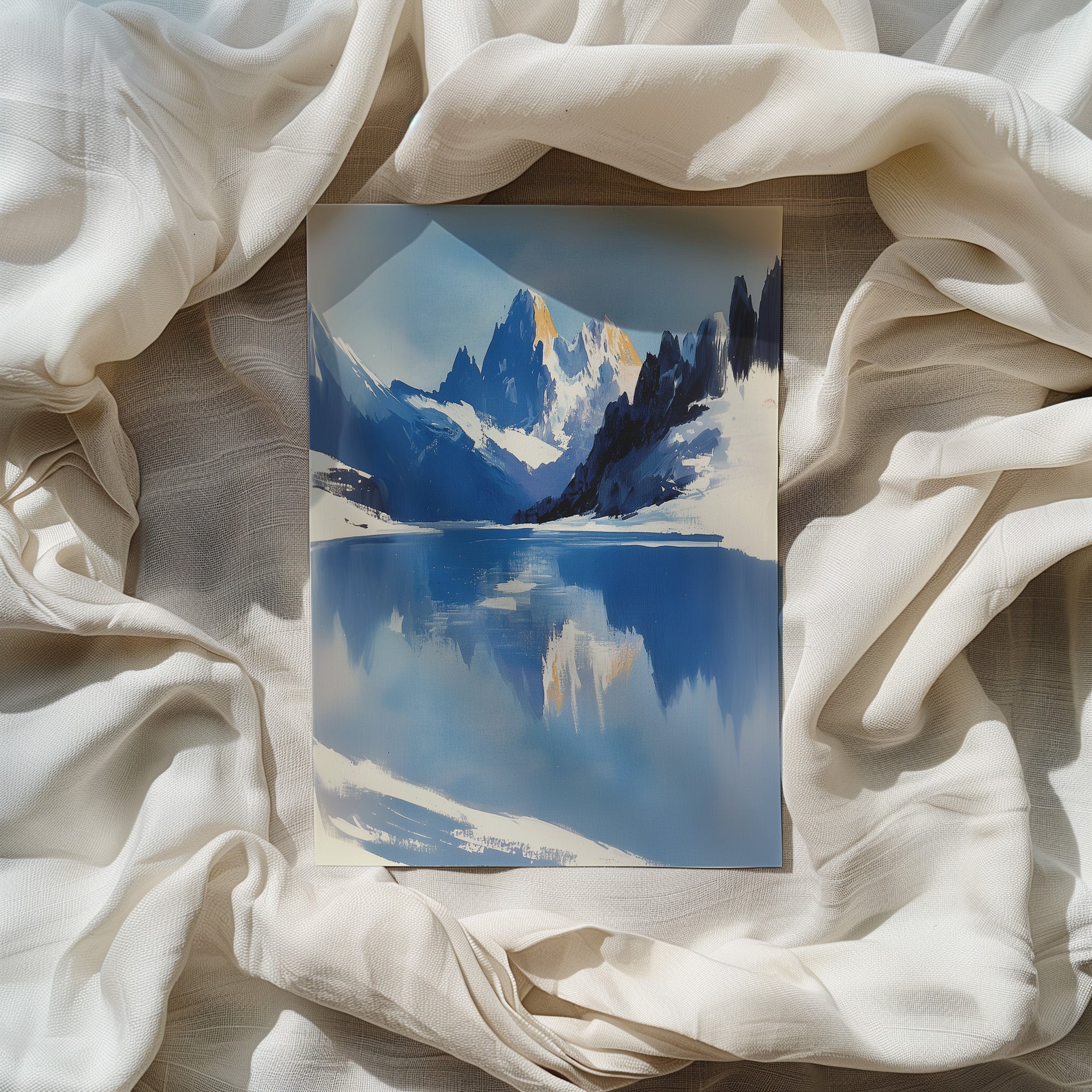 Golden Peaks and Icy Reflections - Image 3