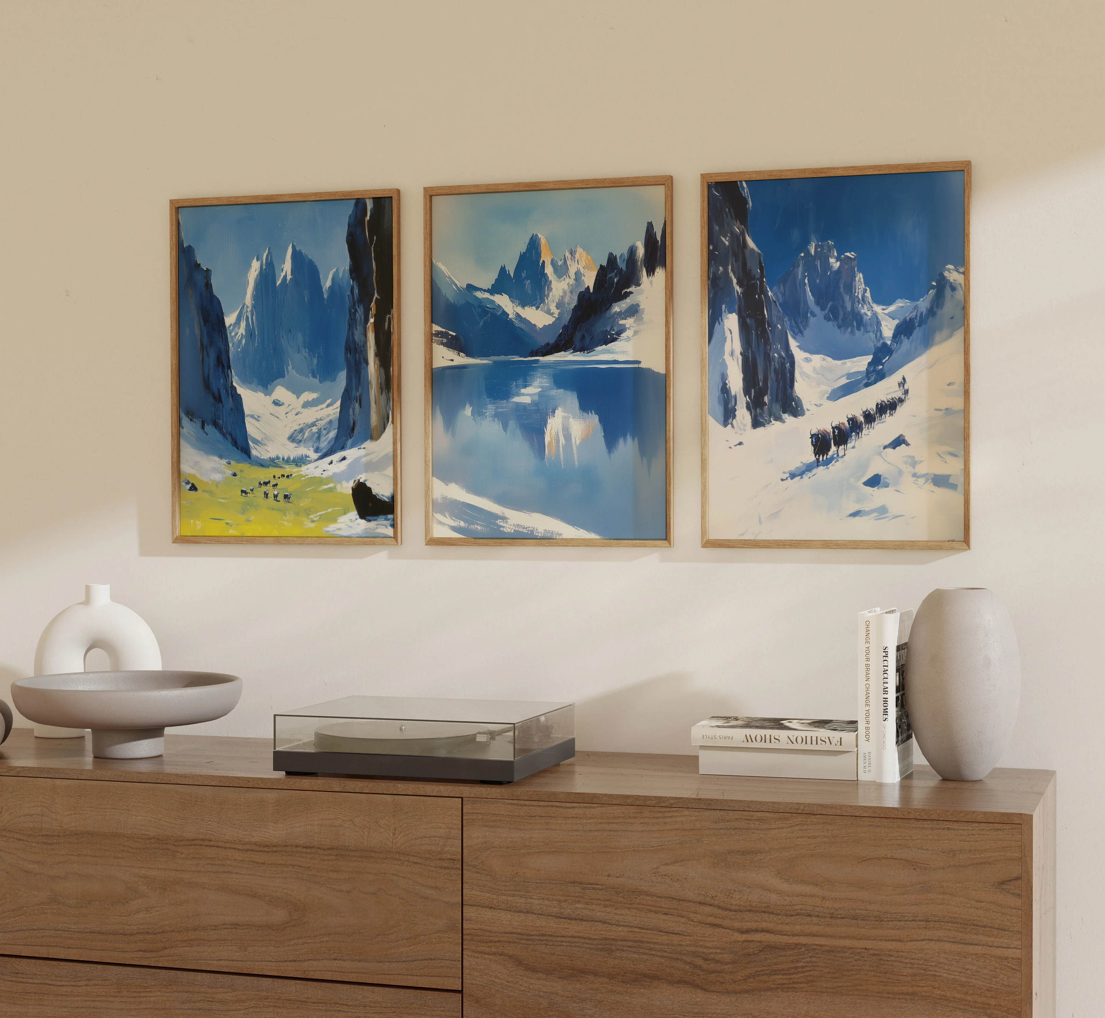 Golden Peaks and Icy Reflections - Image 6