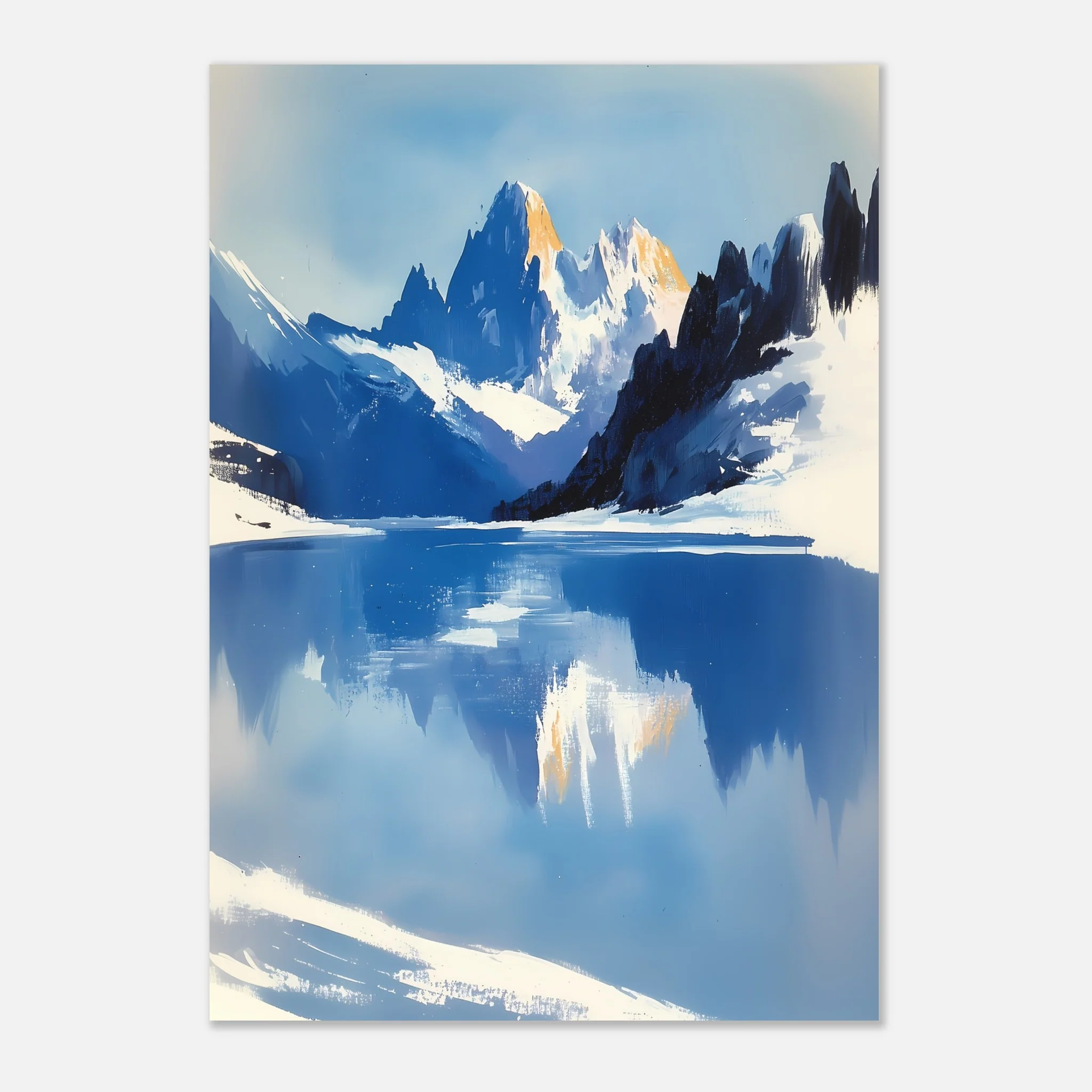 Golden Peaks and Icy Reflections - Image 9