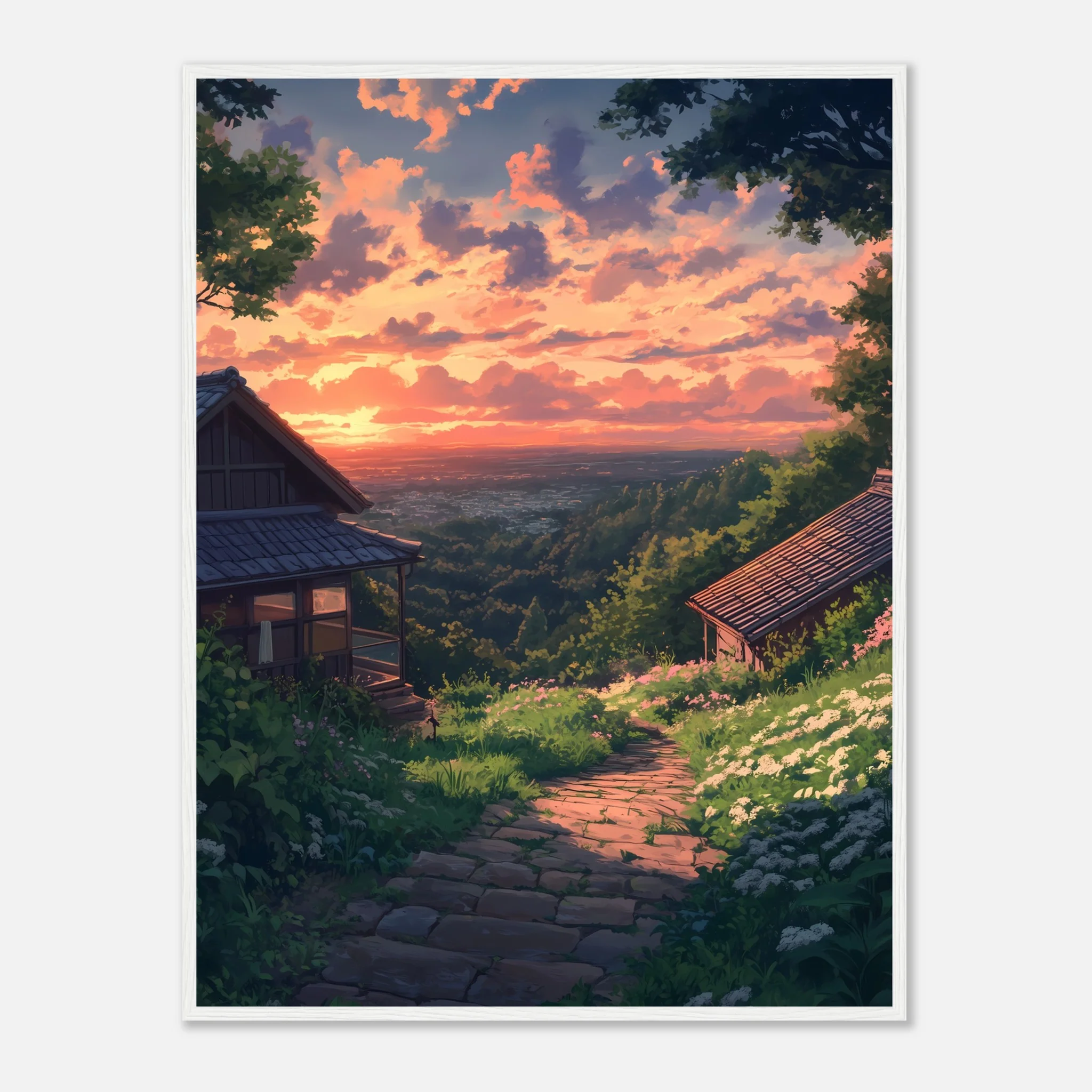 Golden Sunset in Japan – Poster - Image 13