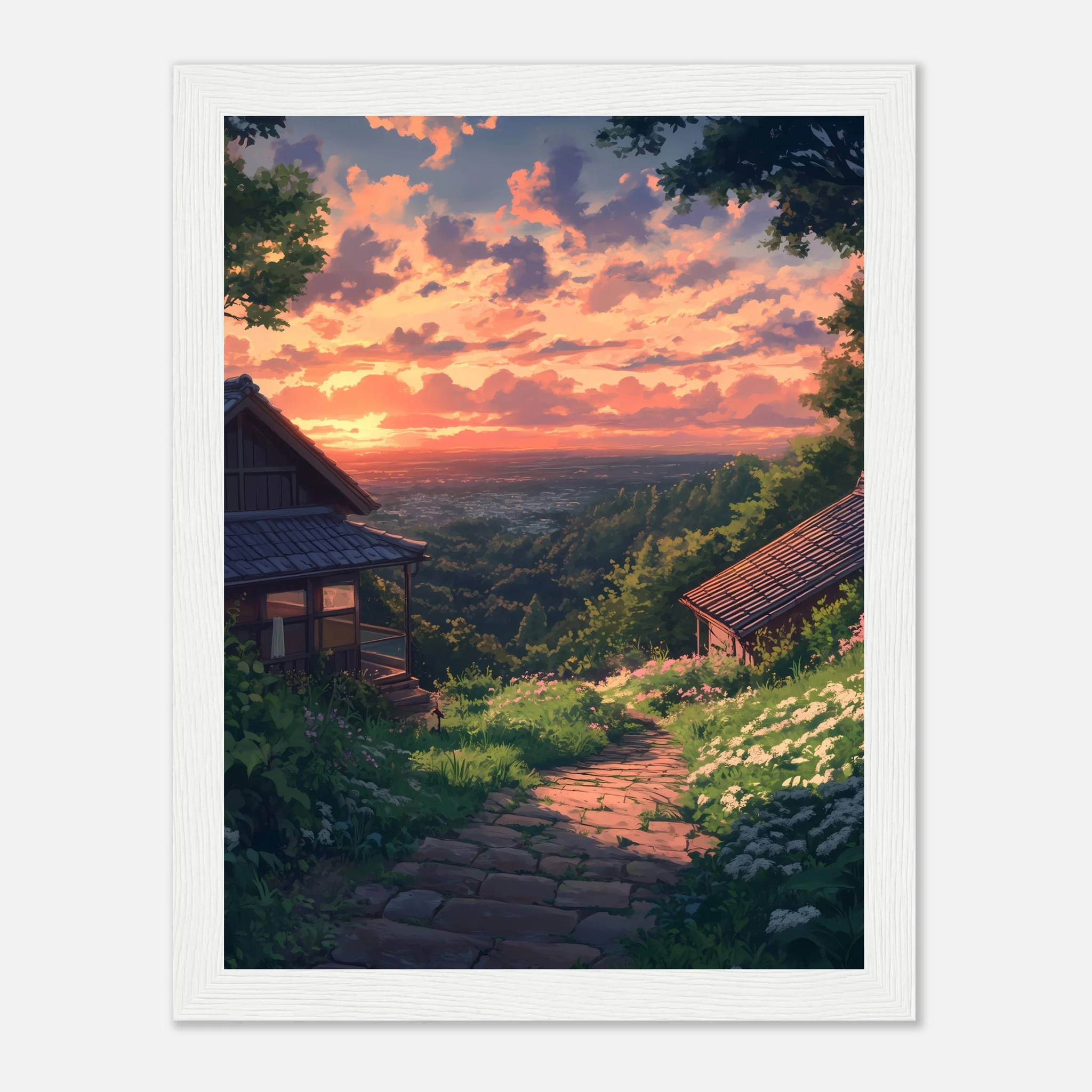 Golden Sunset in Japan – Poster - Image 15
