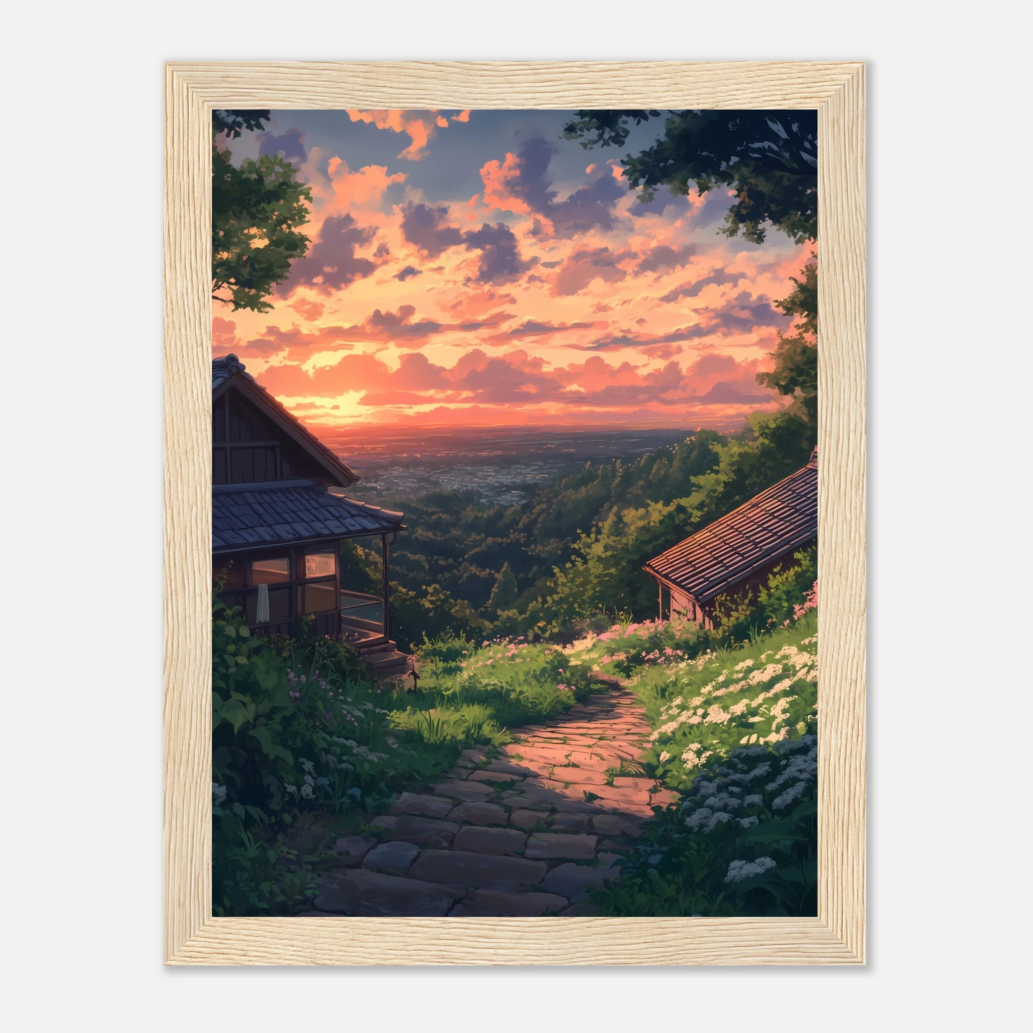 Golden Sunset in Japan – Poster - Image 18