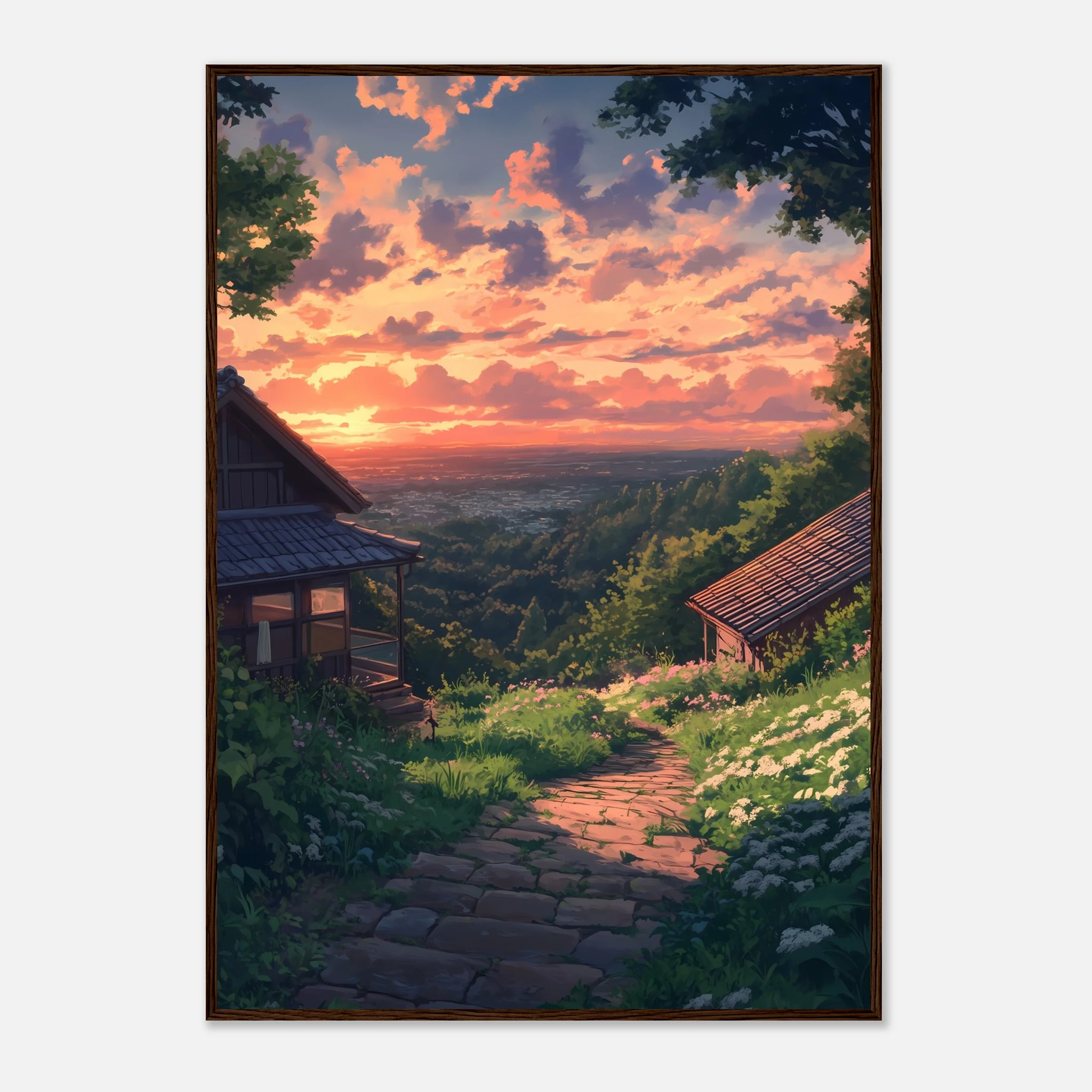 Golden Sunset in Japan – Poster - Image 20