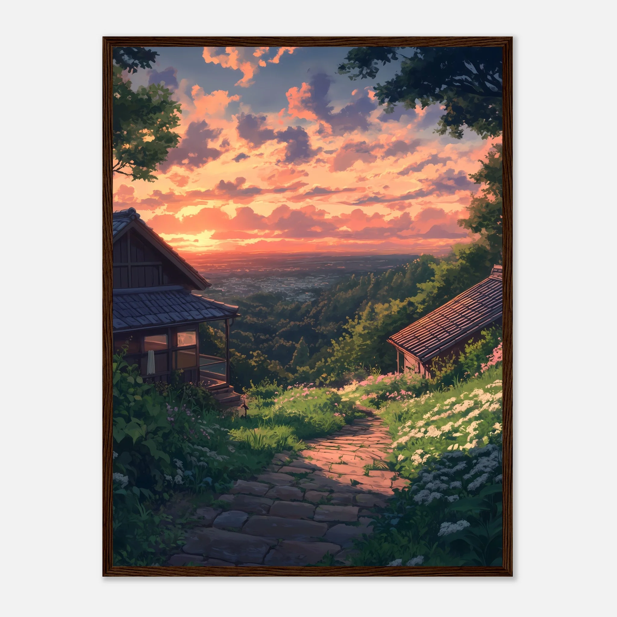 Golden Sunset in Japan – Poster - Image 22
