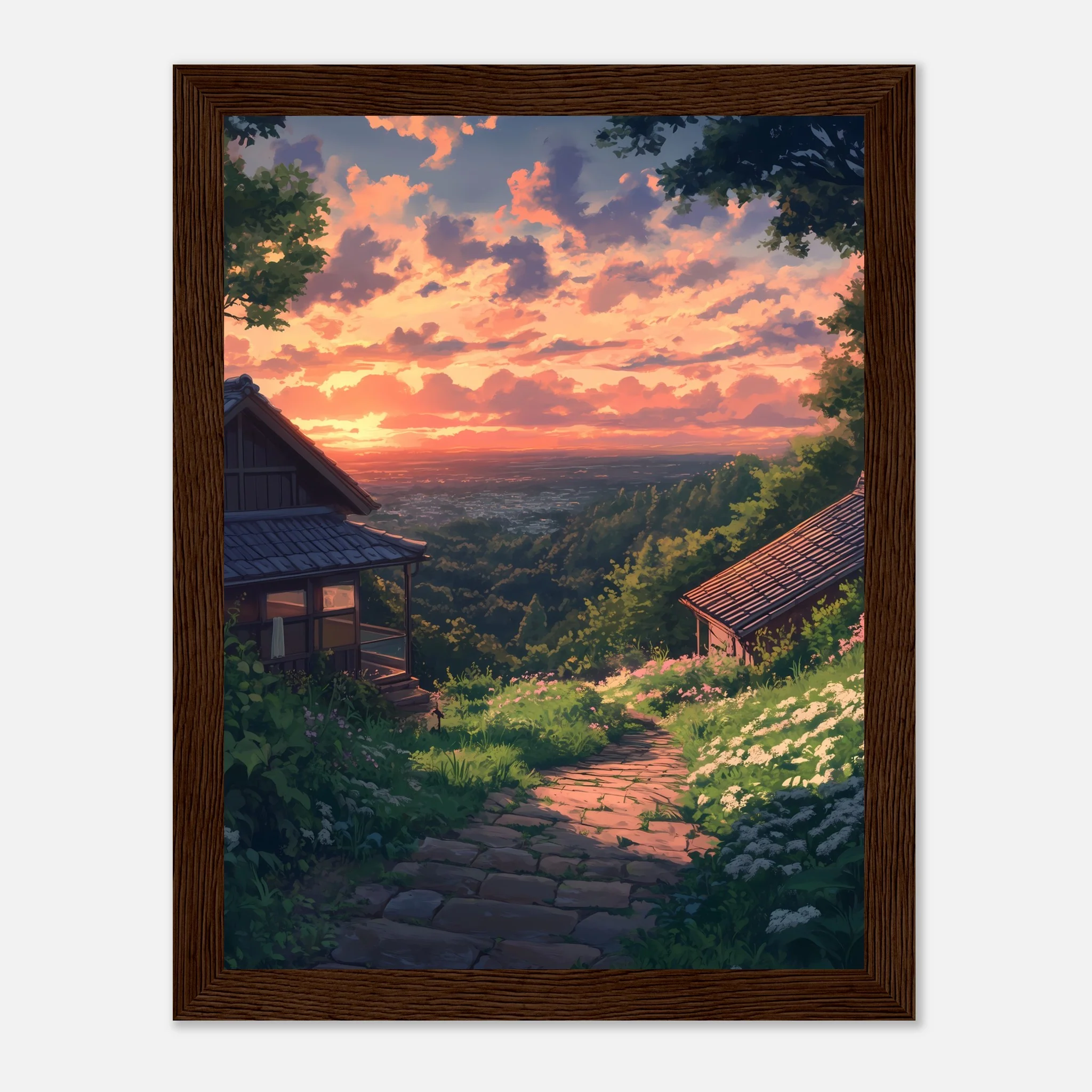 Golden Sunset in Japan – Poster - Image 27