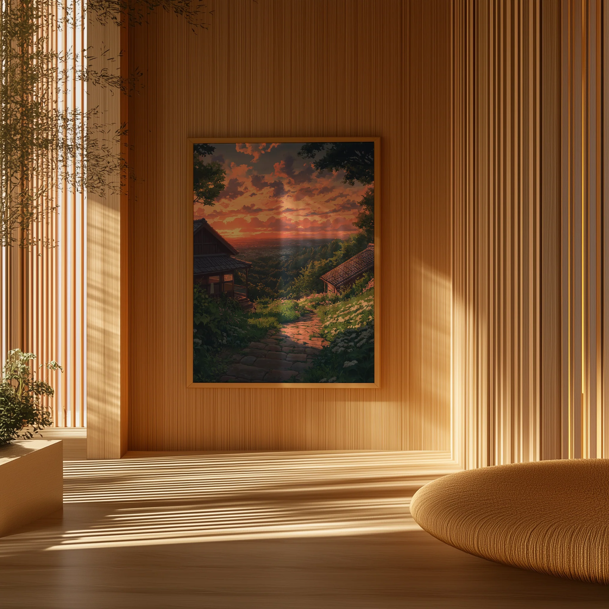 Golden Sunset in Japan – Poster - Image 3
