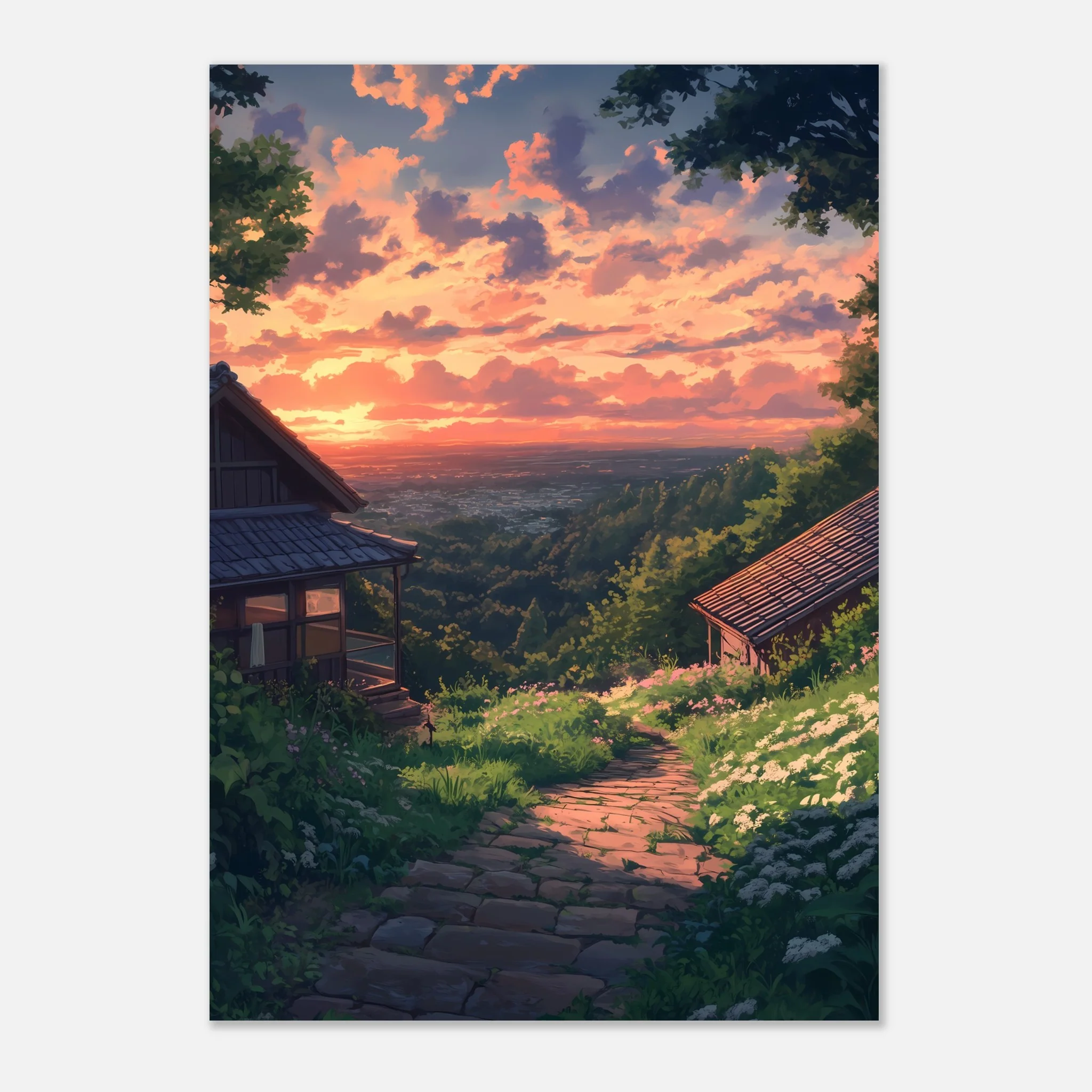Golden Sunset in Japan – Poster - Image 7