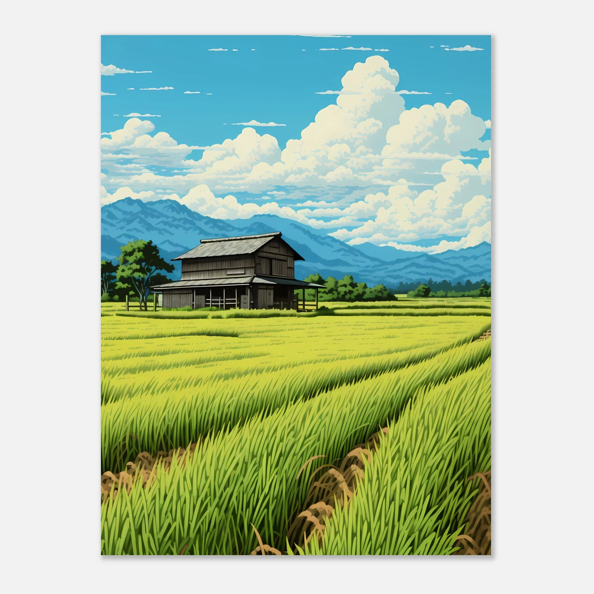 House In Ricefield - Poster - Image 10