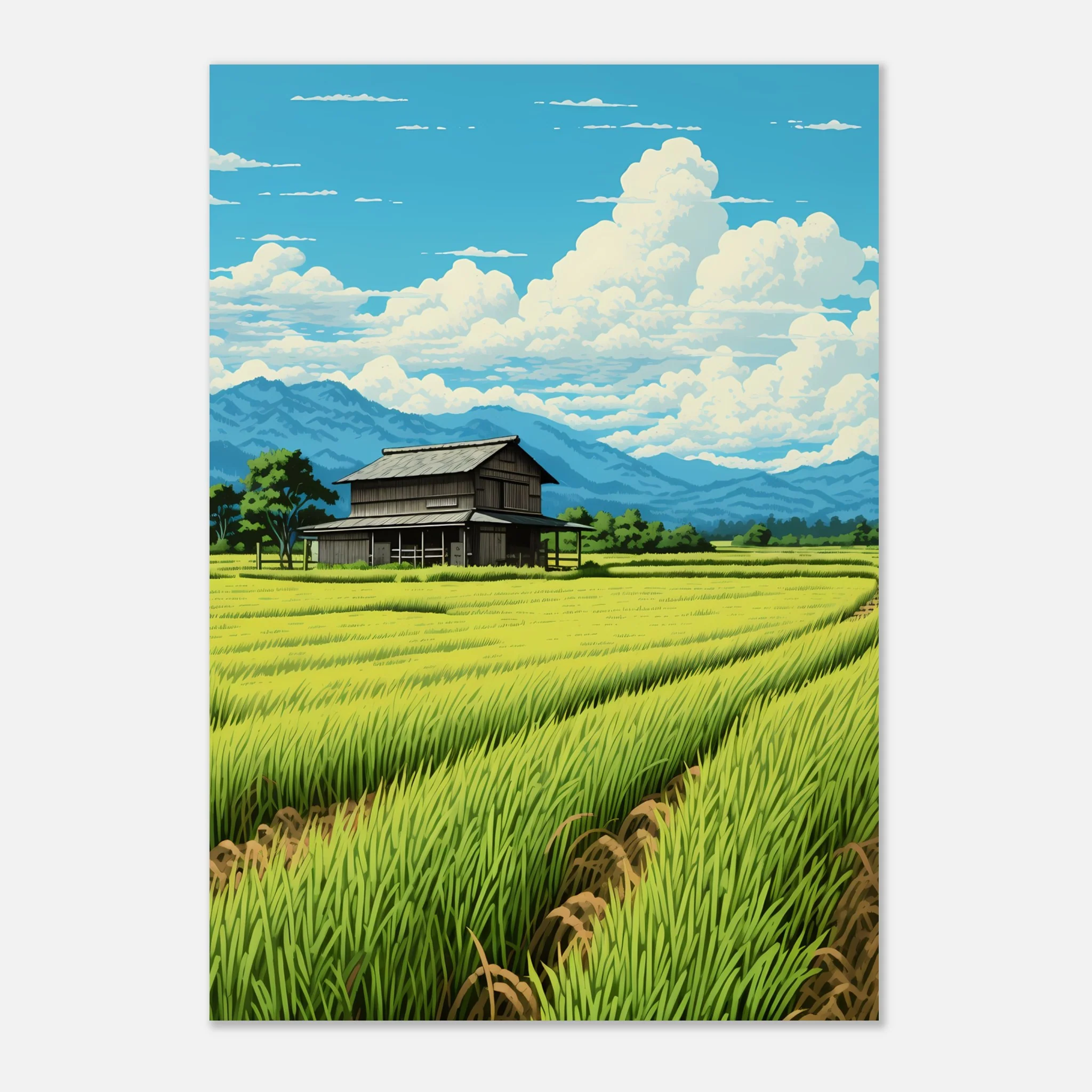 House In Ricefield - Poster - Image 11