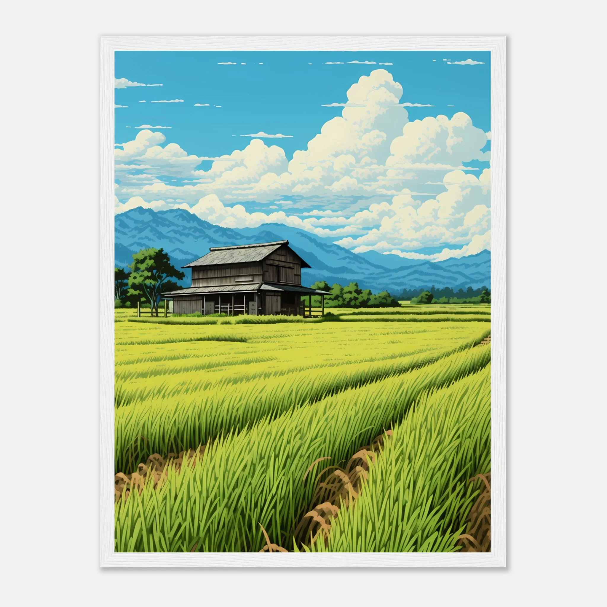 House In Ricefield - Poster - Image 12