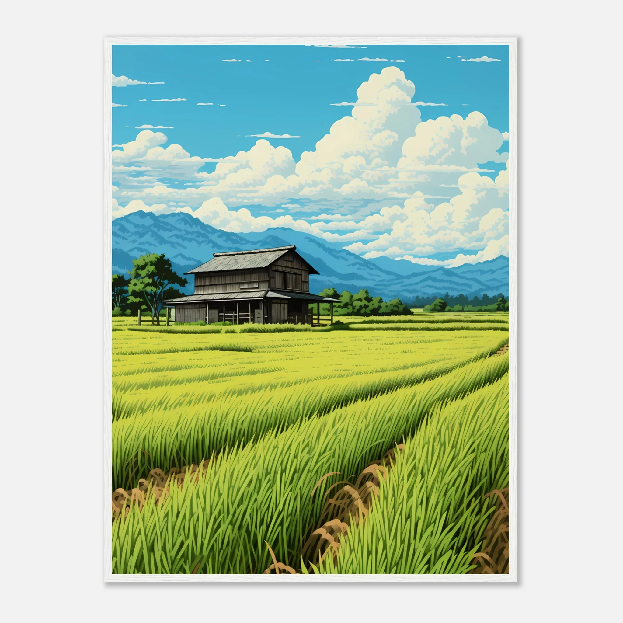 House In Ricefield - Poster - Image 13