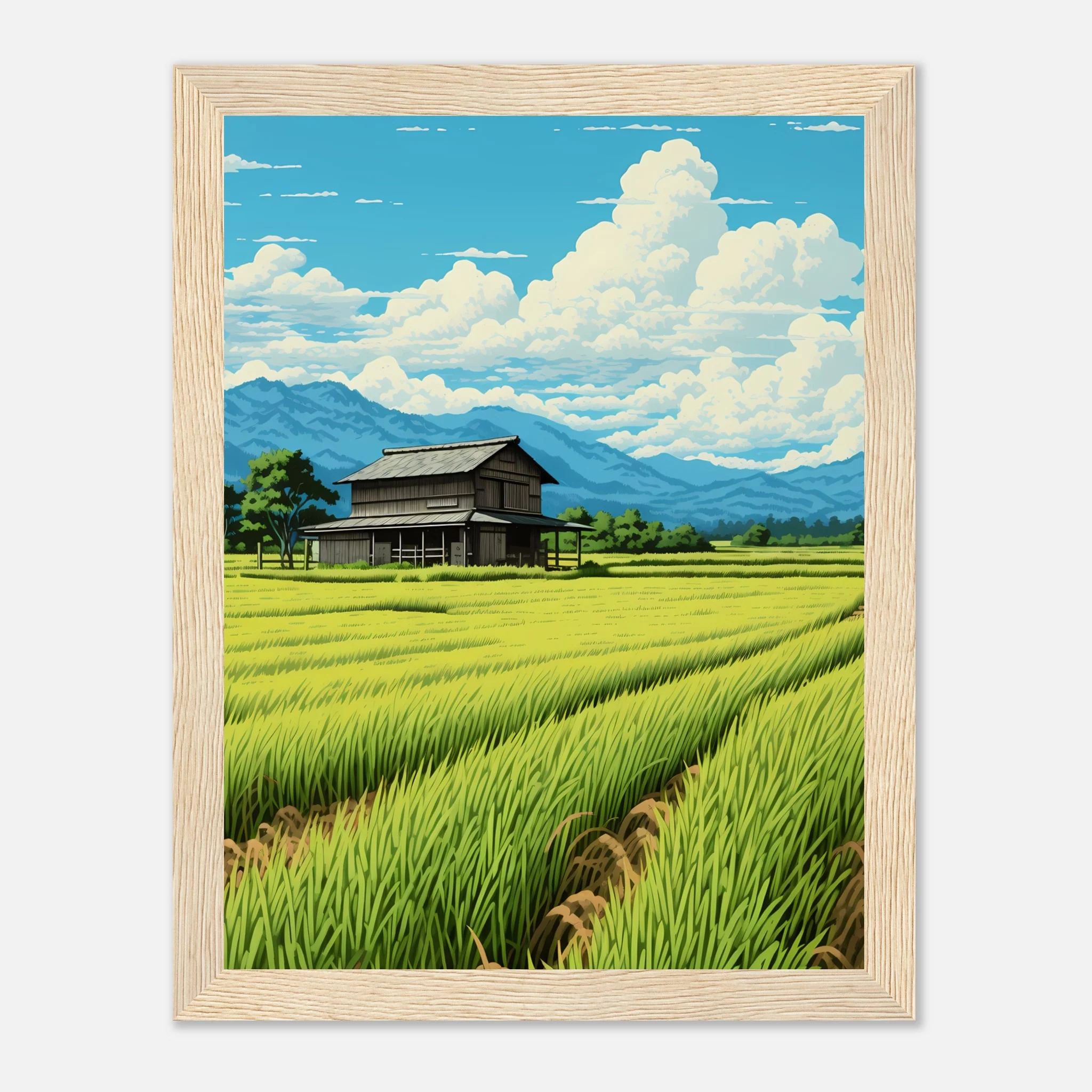 House In Ricefield - Poster - Image 16